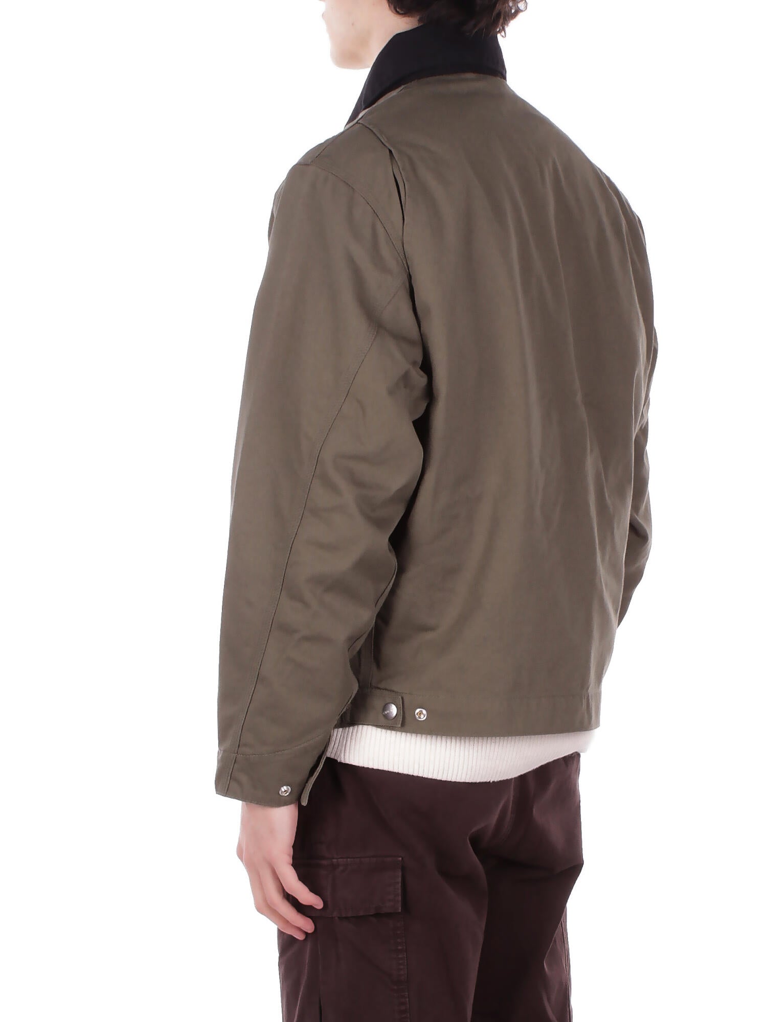 Image of CARHARTT WIP Uomo Giubbotto I036489 3OL02 Og detroit jkt moraga twill Verde