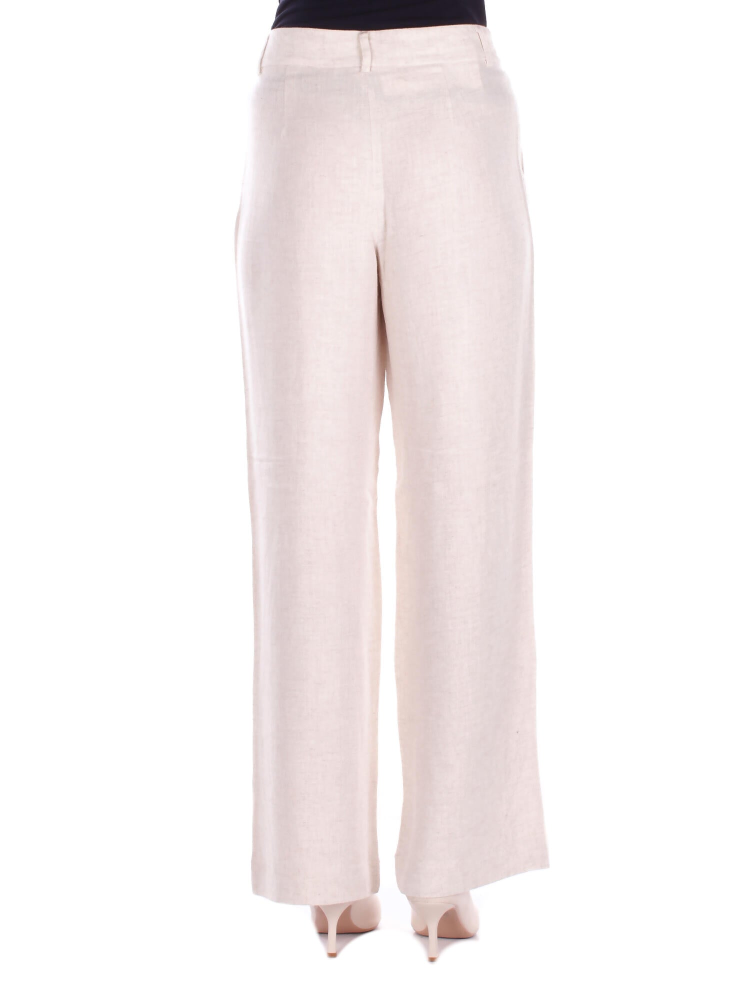 Image of ONLY Donna Pantalone 15367424 MOONBEAM Onlsiesta mw linen bl pleat Moonbeam