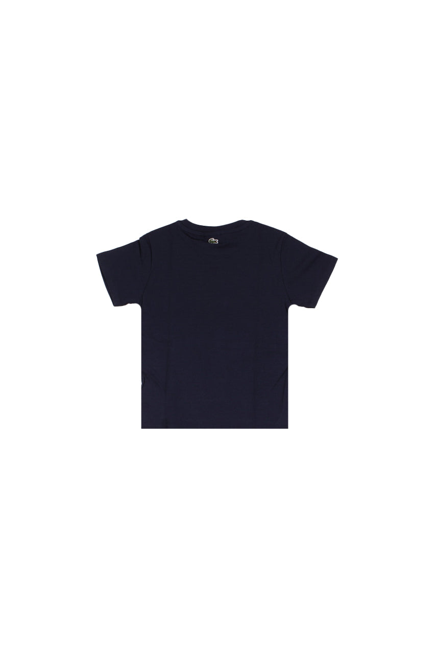 LACOSTE Bambino T-shirt 947072 UGW Lcb puff tee Blu