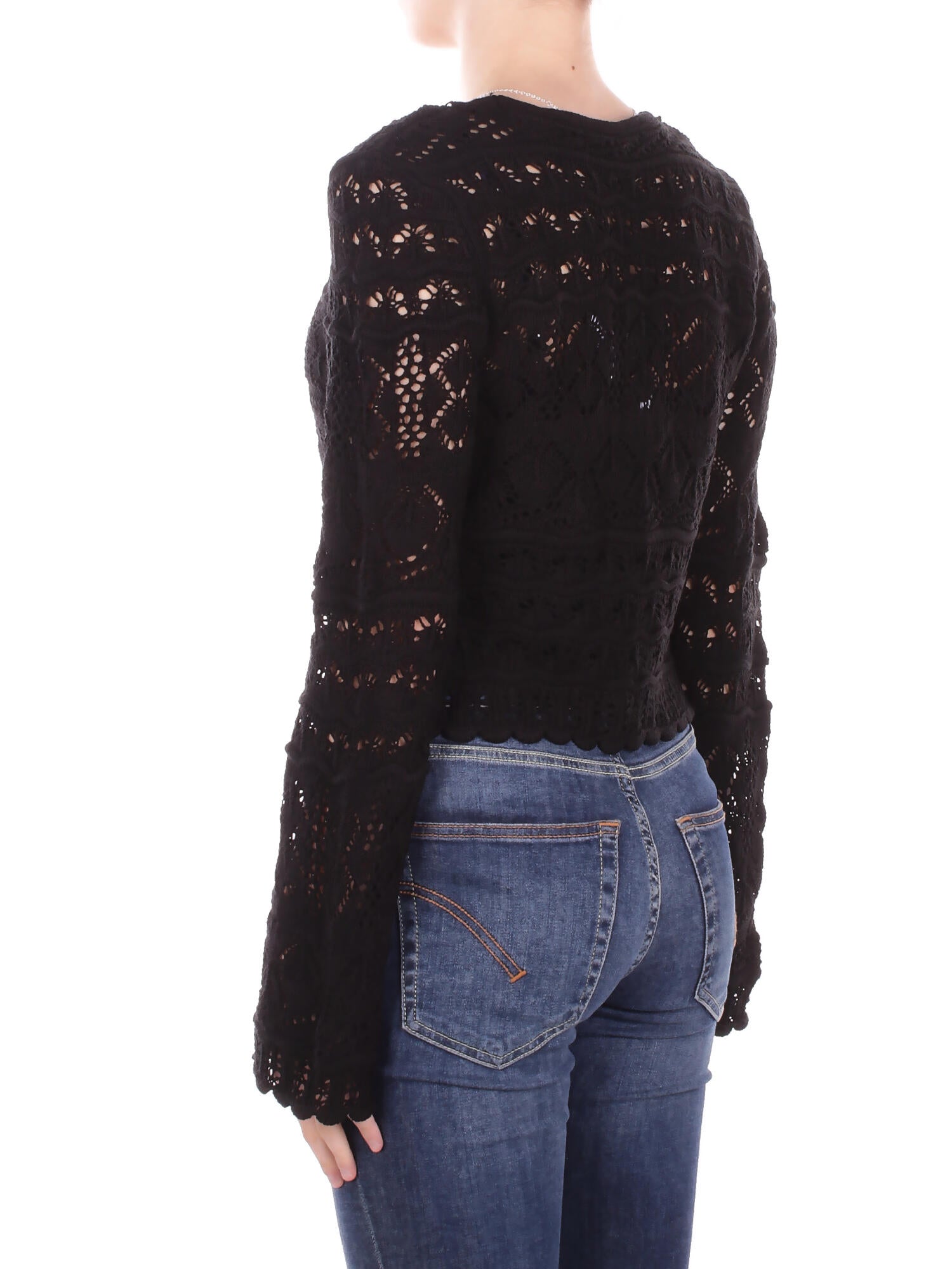 Image of ONLY Donna Maglia 15364859 BLACK Onlcolette ls v neck cardigan Black