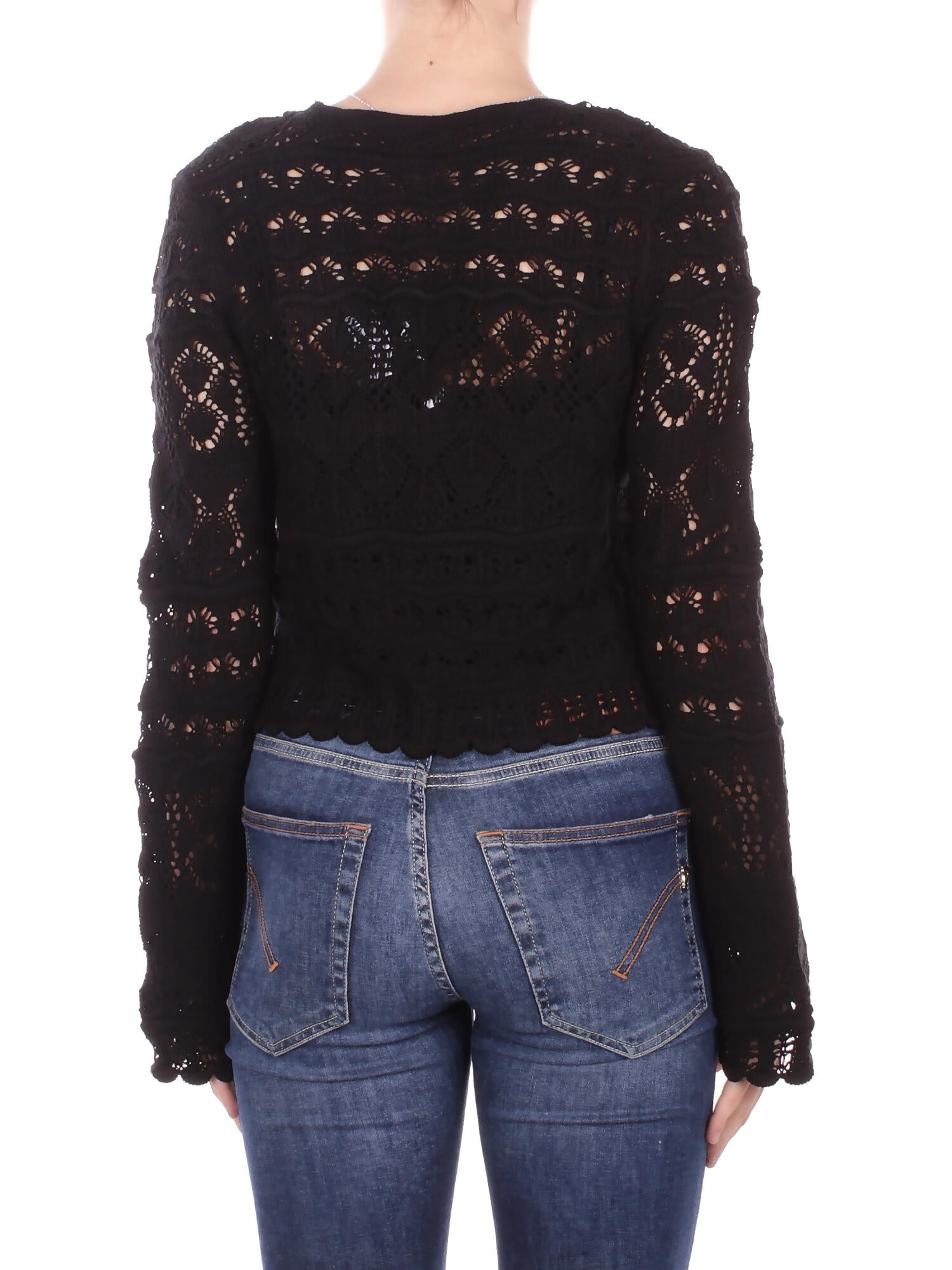 ONLY Donna Maglia 15364859 BLACK Onlcolette ls v neck cardigan Black