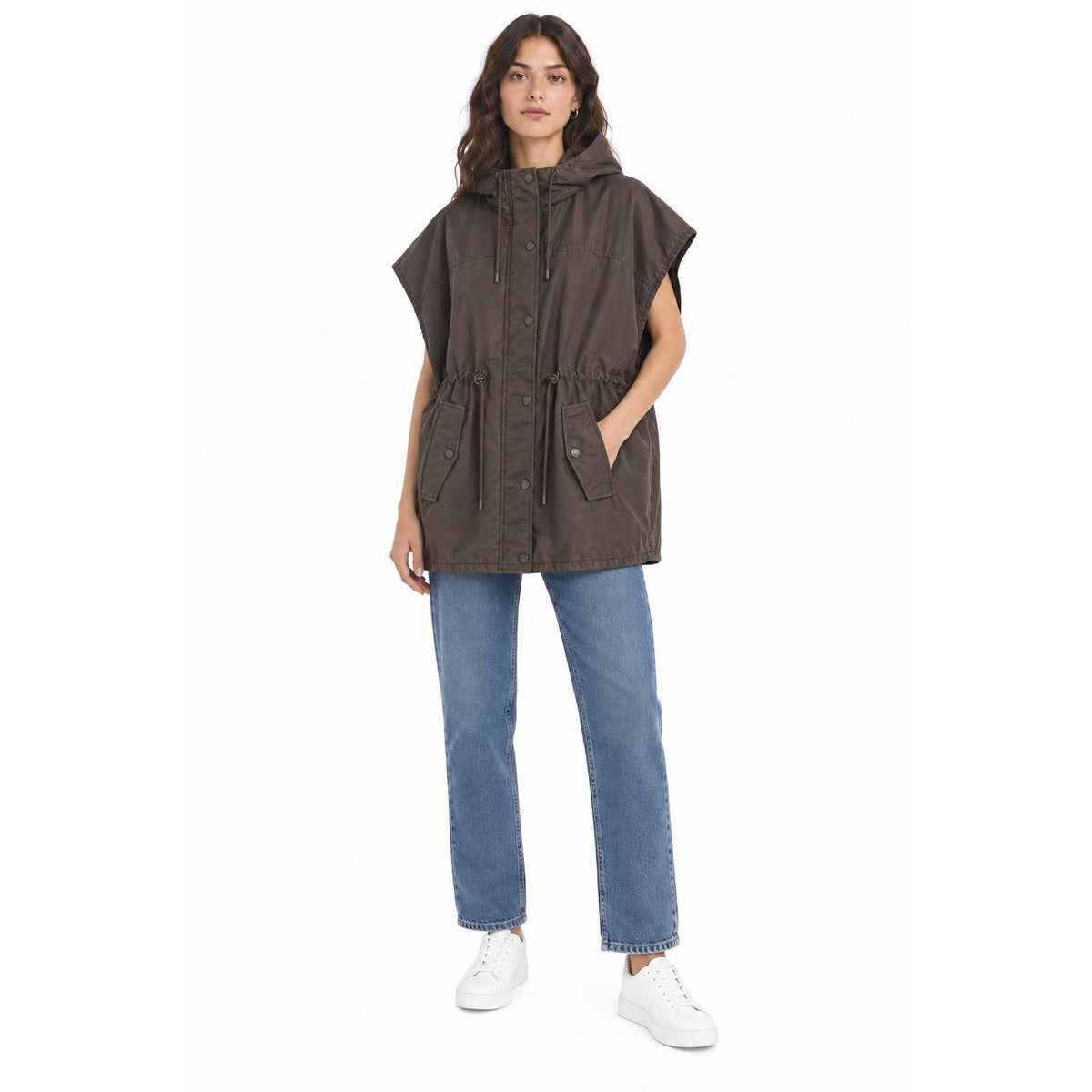 Giubbotto Smanicato Donna Week End MAX MARA 2625296021600 006 Wkdorigano Fango