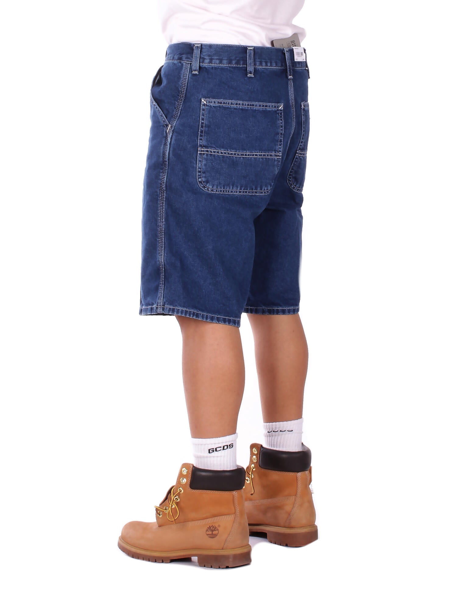 CARHARTT WIP Uomo Shorts I033333 0106 Simple short norco blu Stonewashed