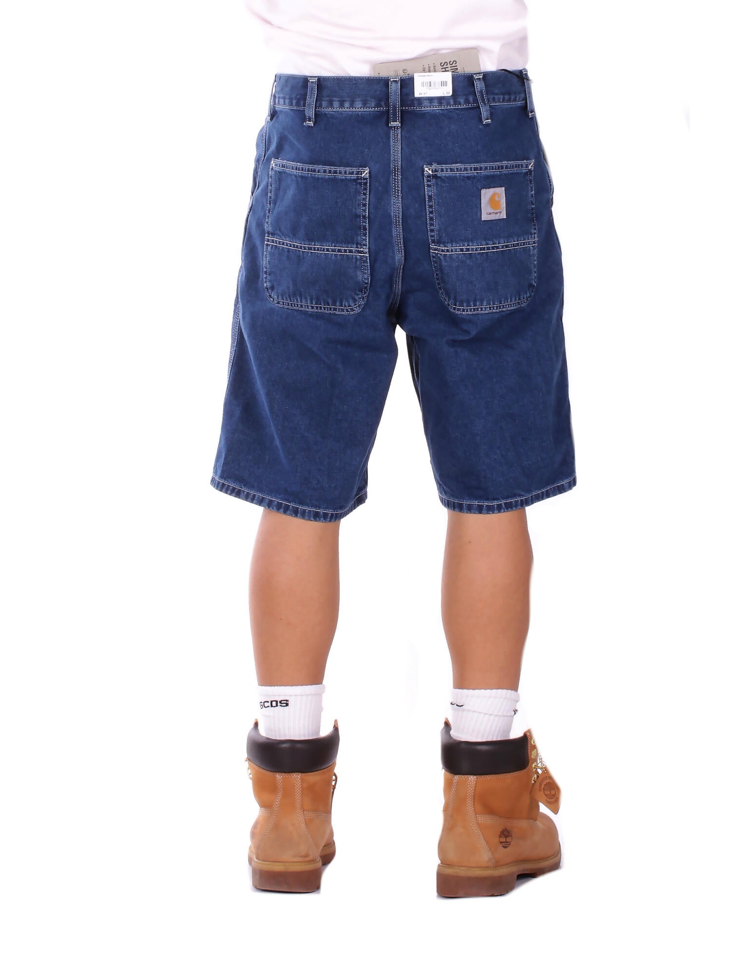CARHARTT WIP Uomo Shorts I033333 0106 Simple short norco blu Stonewashed