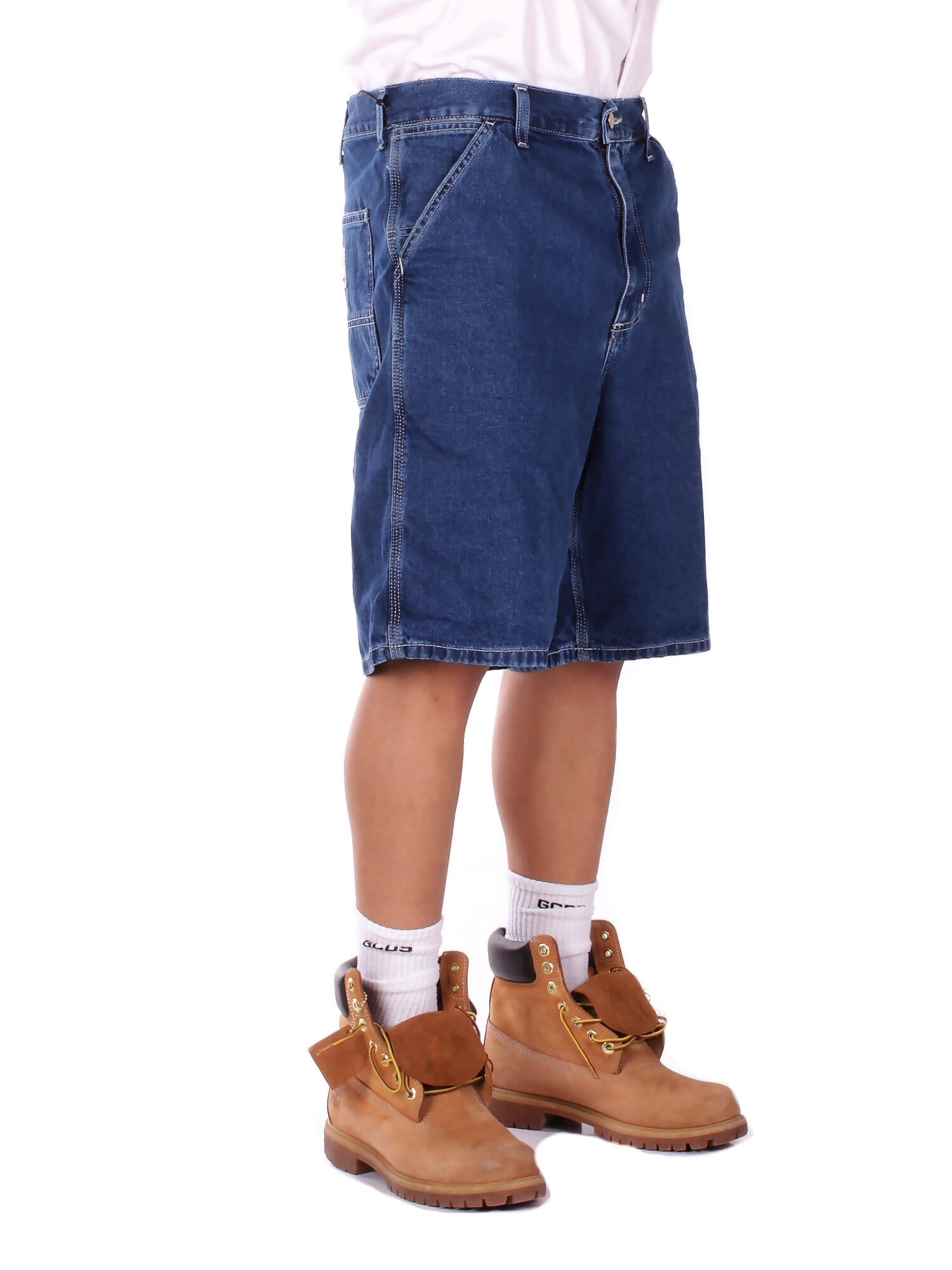 Image of CARHARTT WIP Uomo Shorts I033333 0106 Simple short norco blu Stonewashed
