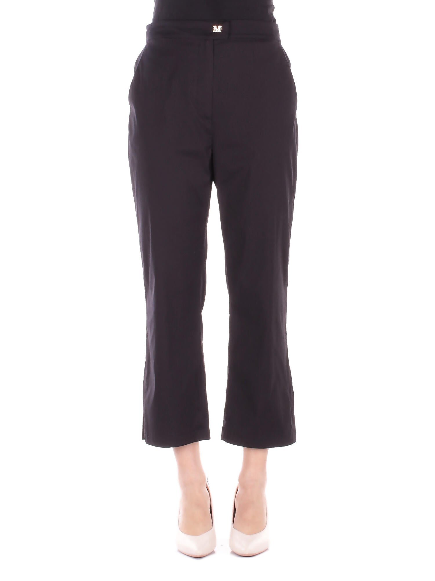 MAX MARA Donna Pantalone 2616131029600 005 Bch curve Nero