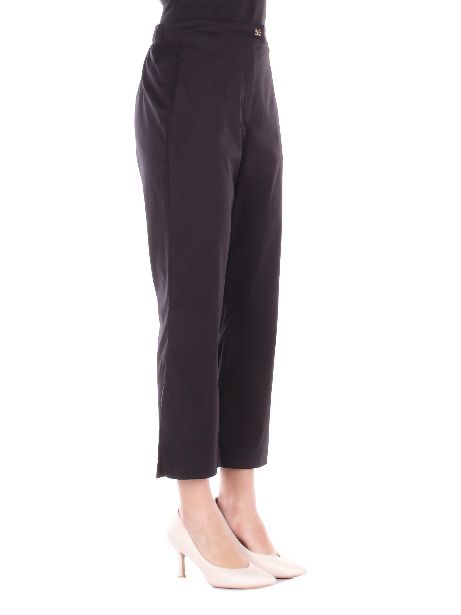 MAX MARA Donna Pantalone 2616131029600 005 Bch curve Nero