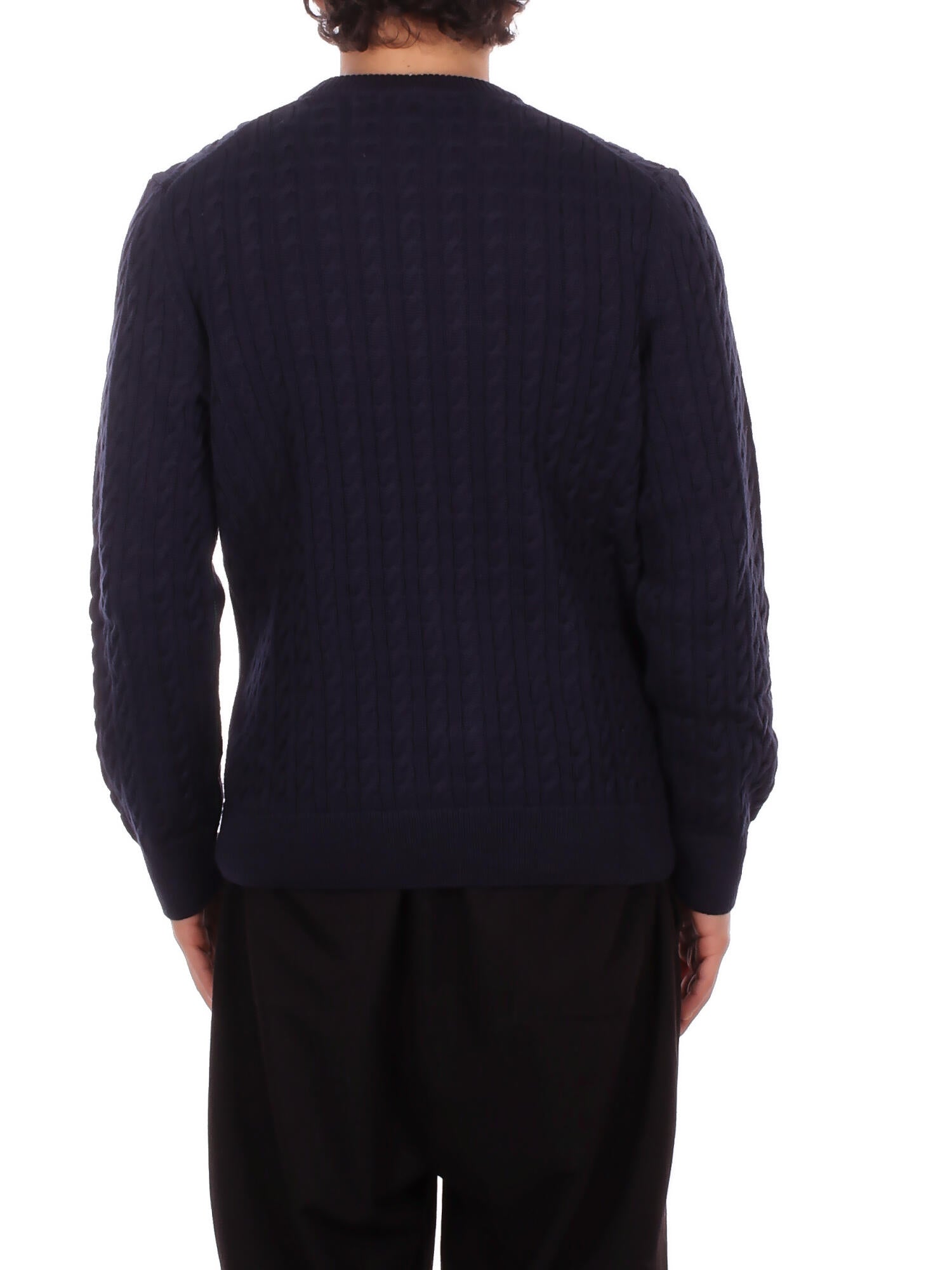 Image of LACOSTE Uomo Maglia AH7627 802 Pullover Blu