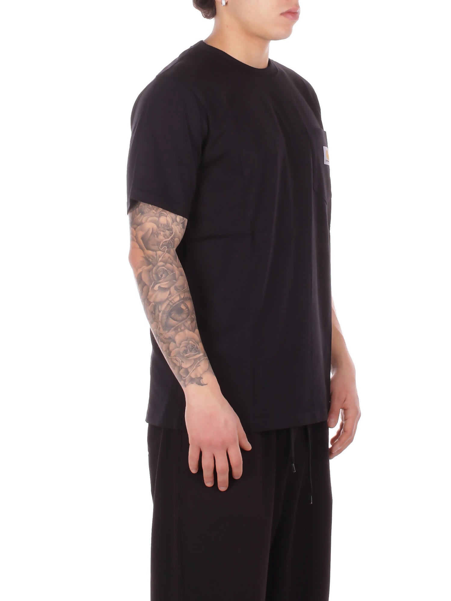 Image of CARHARTT WIP Uomo T-shirt I030434 89XX S\s pocket t-shirt Black