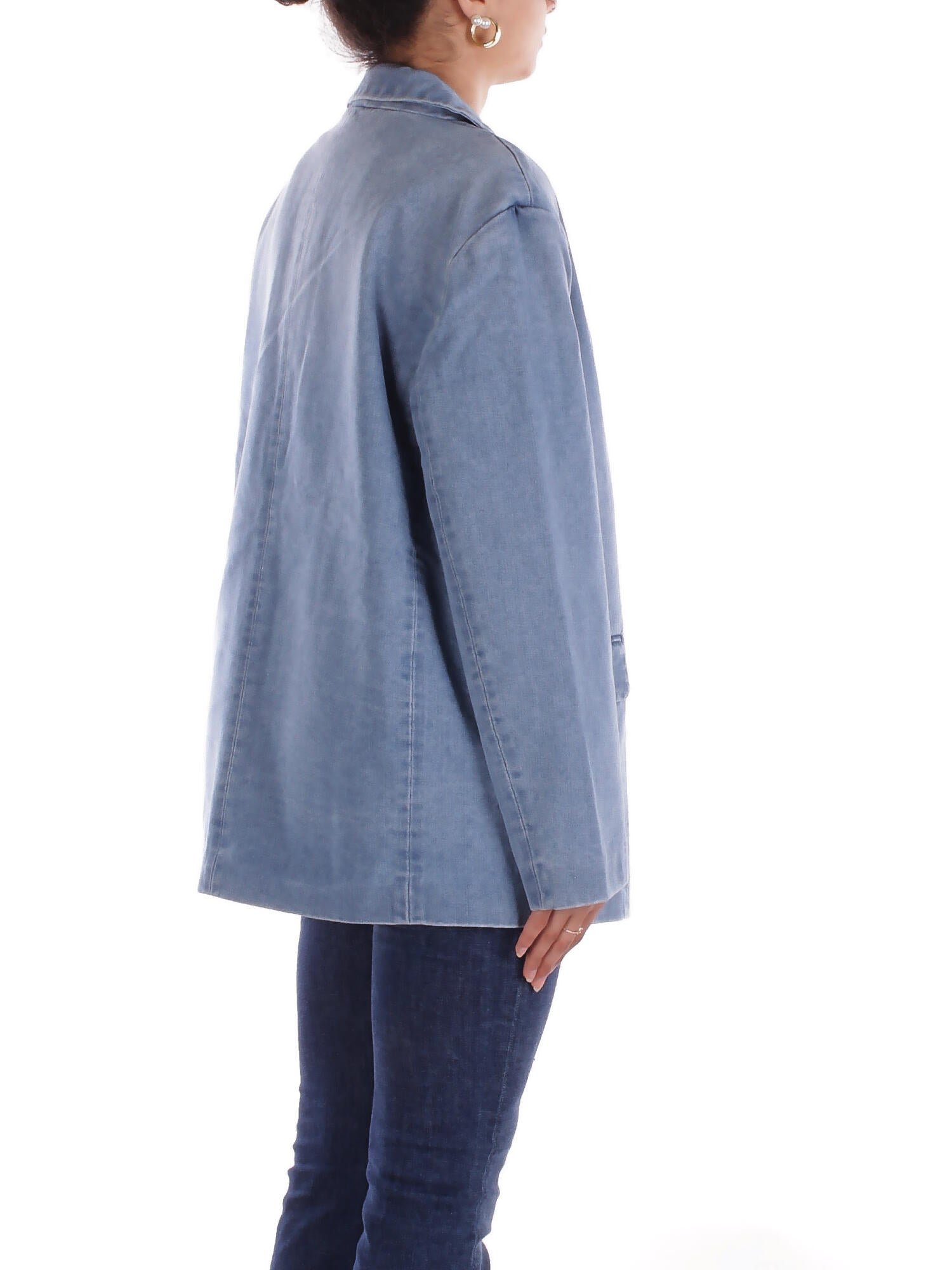 Image of ONLY Donna Giacca 15338592 ligh blu Onlcory ls dnm blazer gua Ligh blu