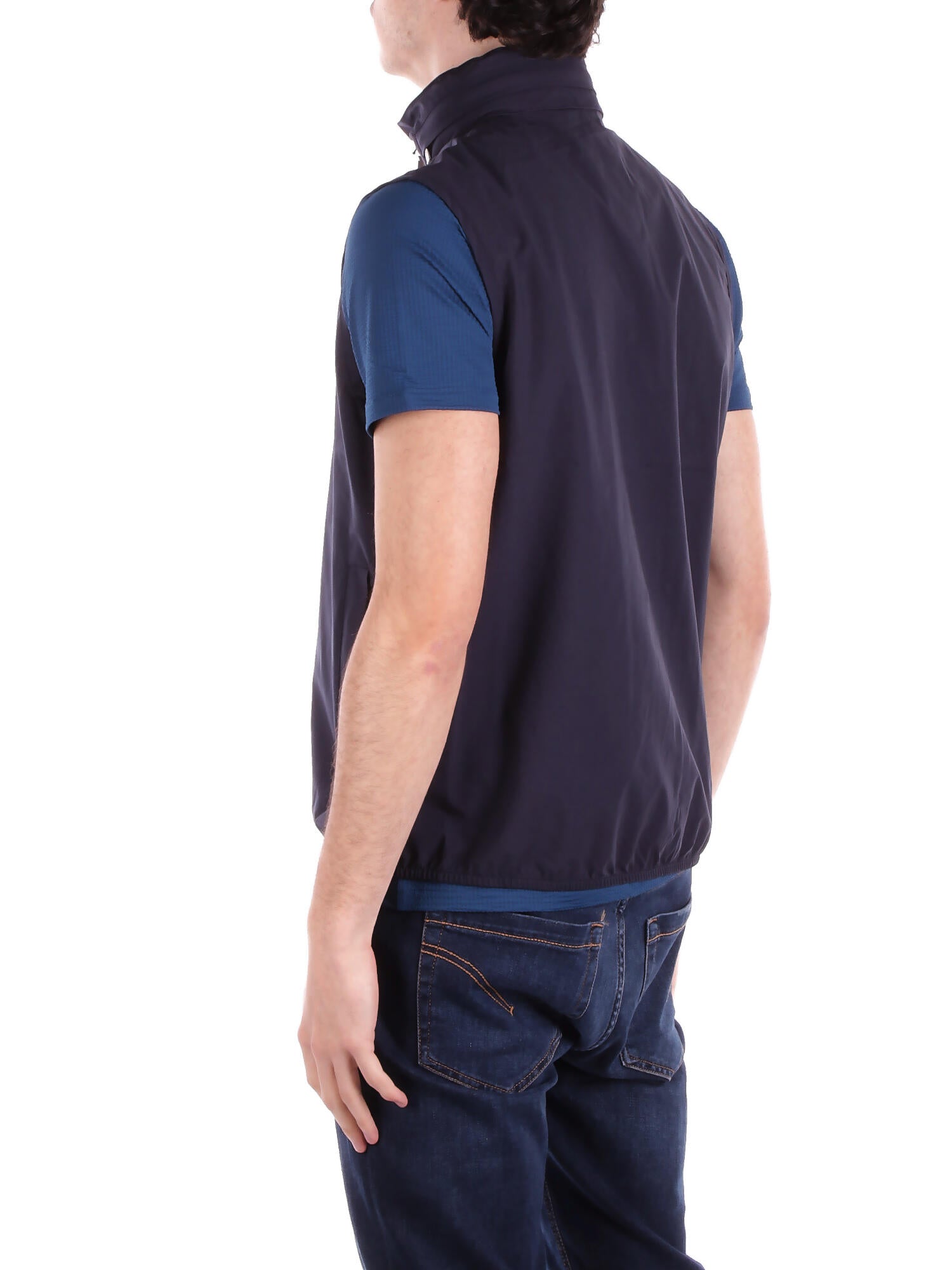 KWAY Uomo Gilet K5127SW K89 Valen stretch dot Blue depth