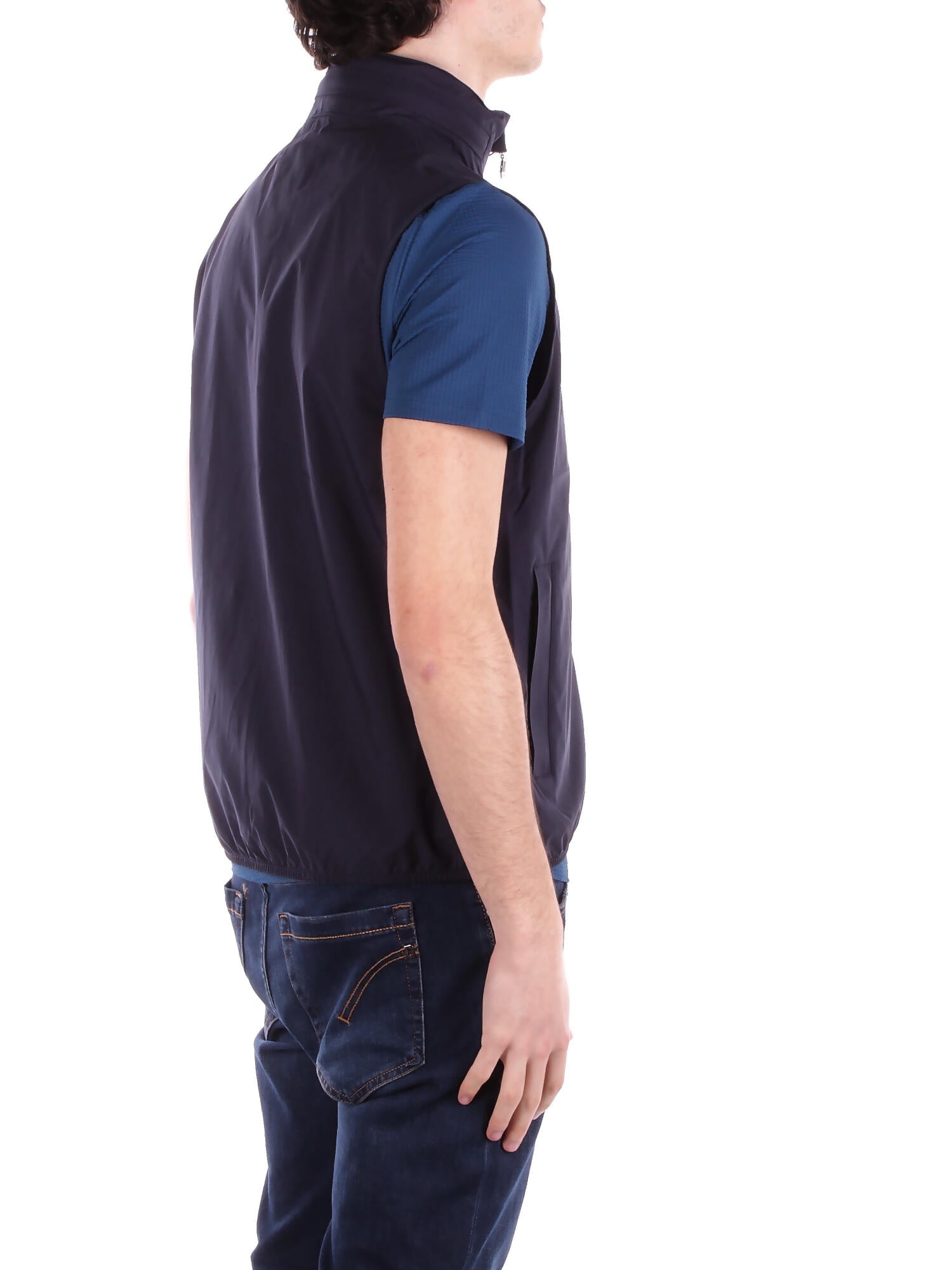 Image of KWAY Uomo Gilet K5127SW K89 Valen stretch dot Blue depth