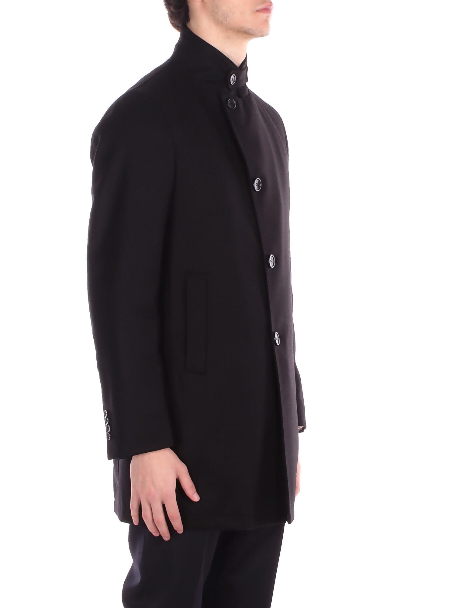 Image of TAGLIATORE Uomo Cappotto GORDON 150037 N1244 Giaccone Nero