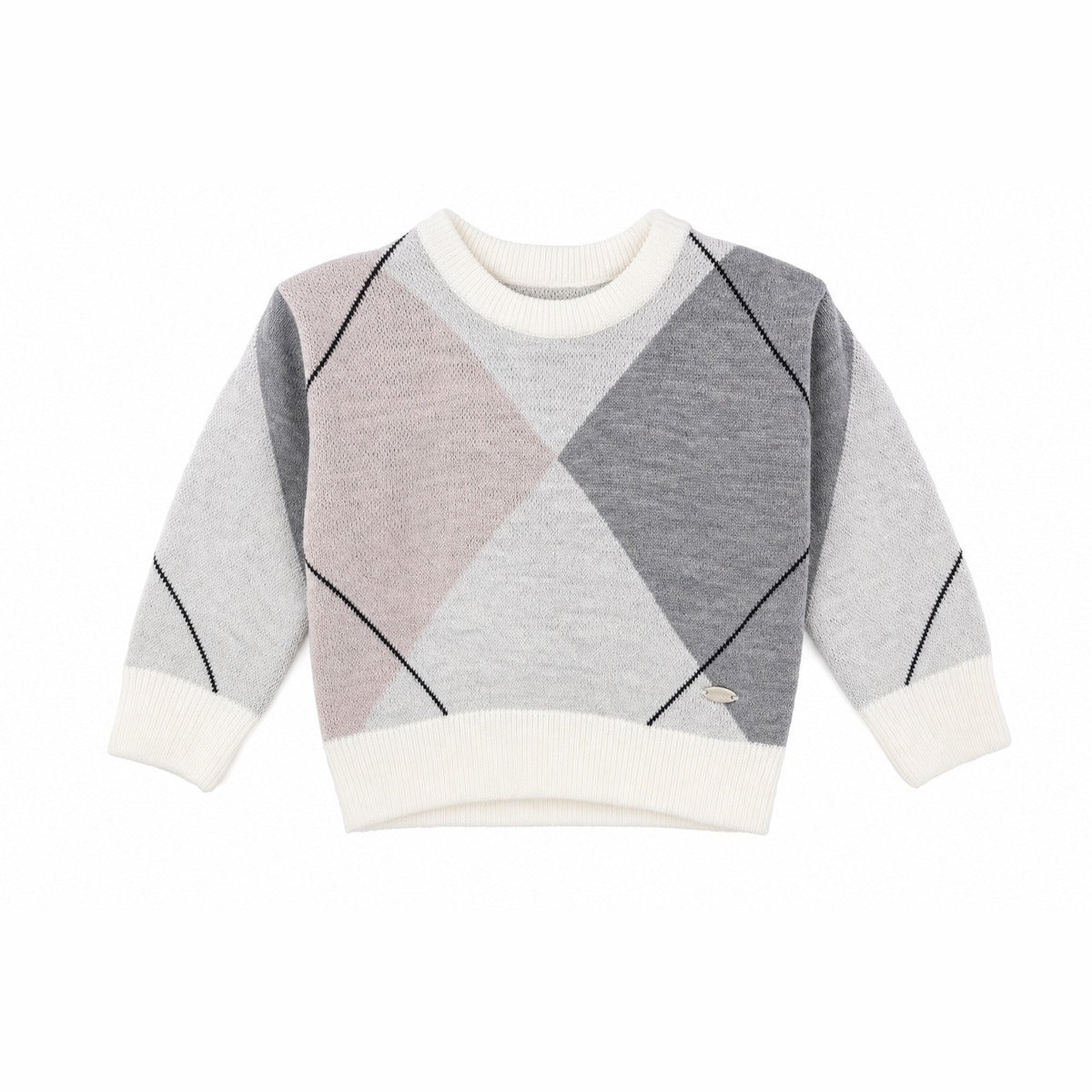 Maglia Bambina VICOLO 3141W00423 in Colore Bianco Off White