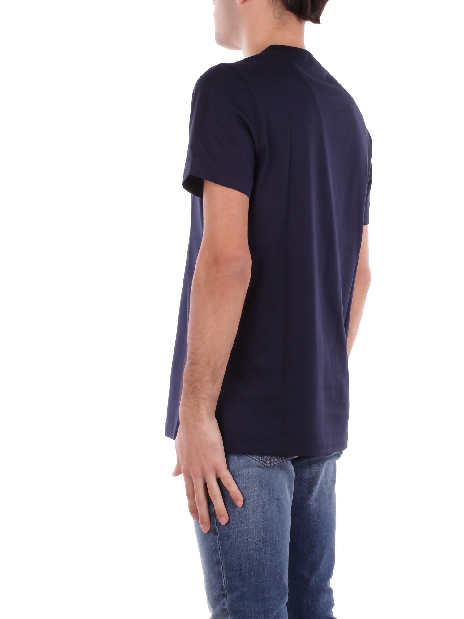 Image of DONDUP Uomo T-shirt US198JF0271U 890 T-shirt regular in jersey basi Blu