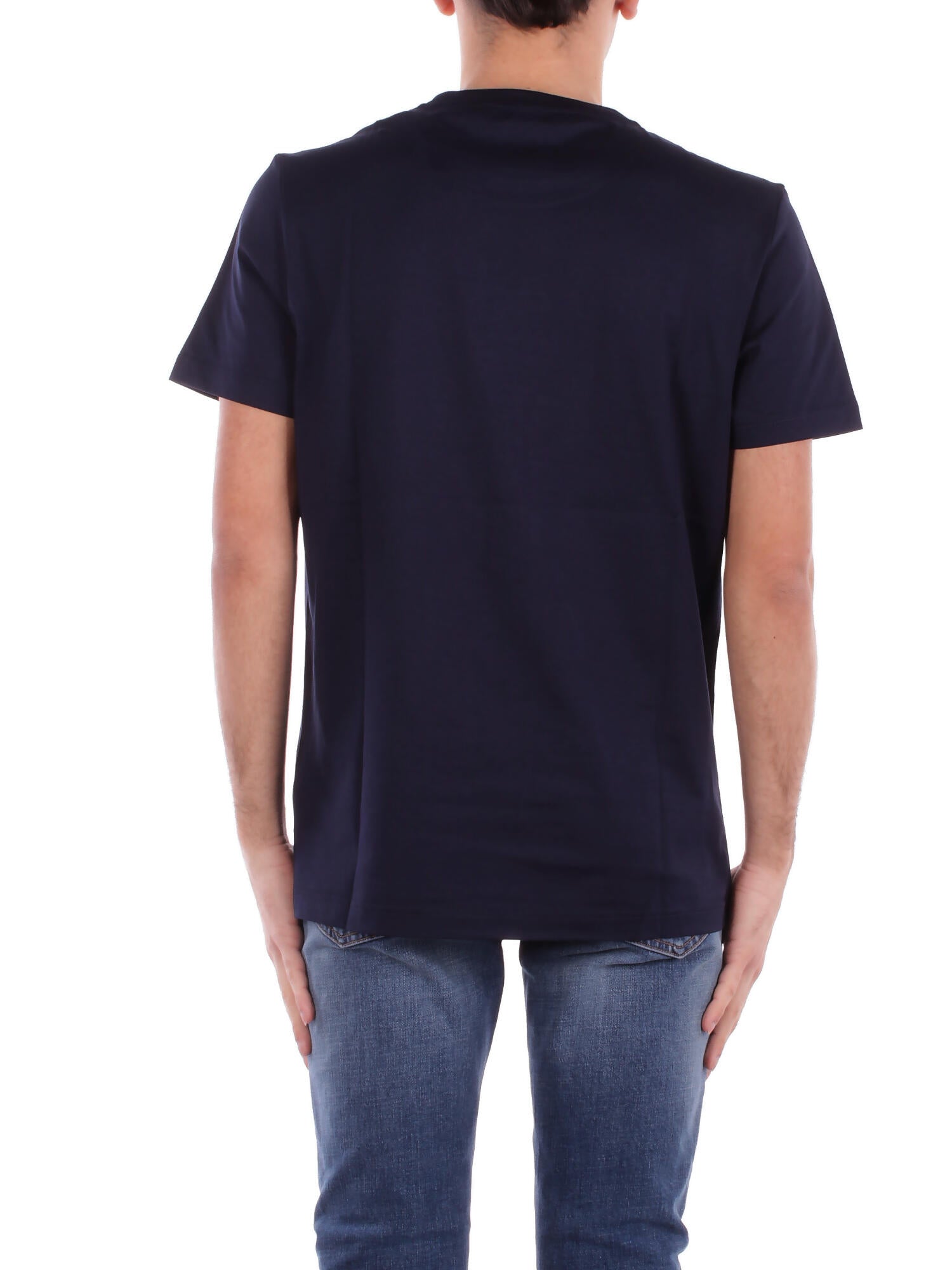 Image of DONDUP Uomo T-shirt US198JF0271U 890 T-shirt regular in jersey basi Blu