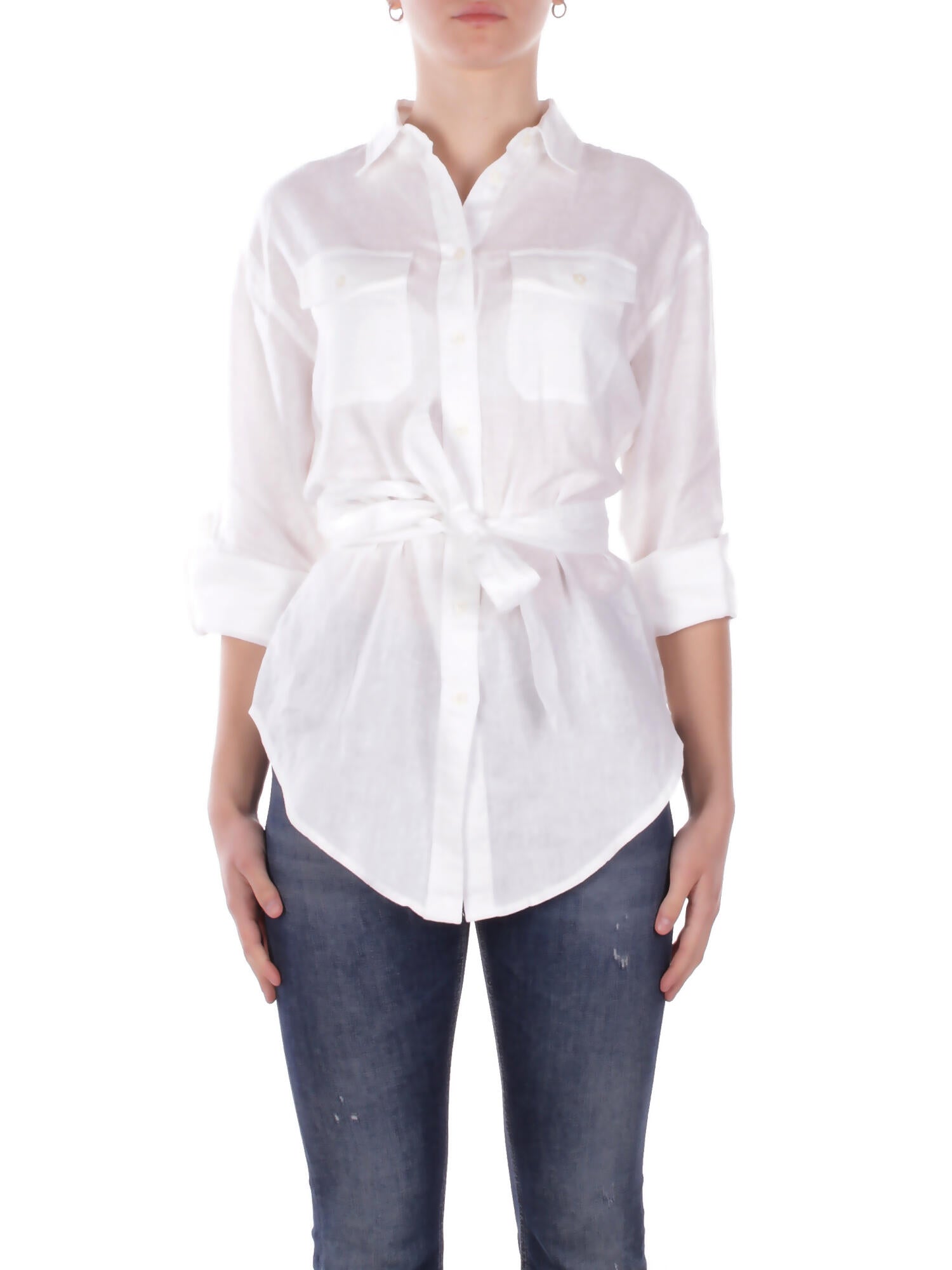 RALPH LAUREN Donna Camicia 200786629 001 Chadwick long sleeve shirt White