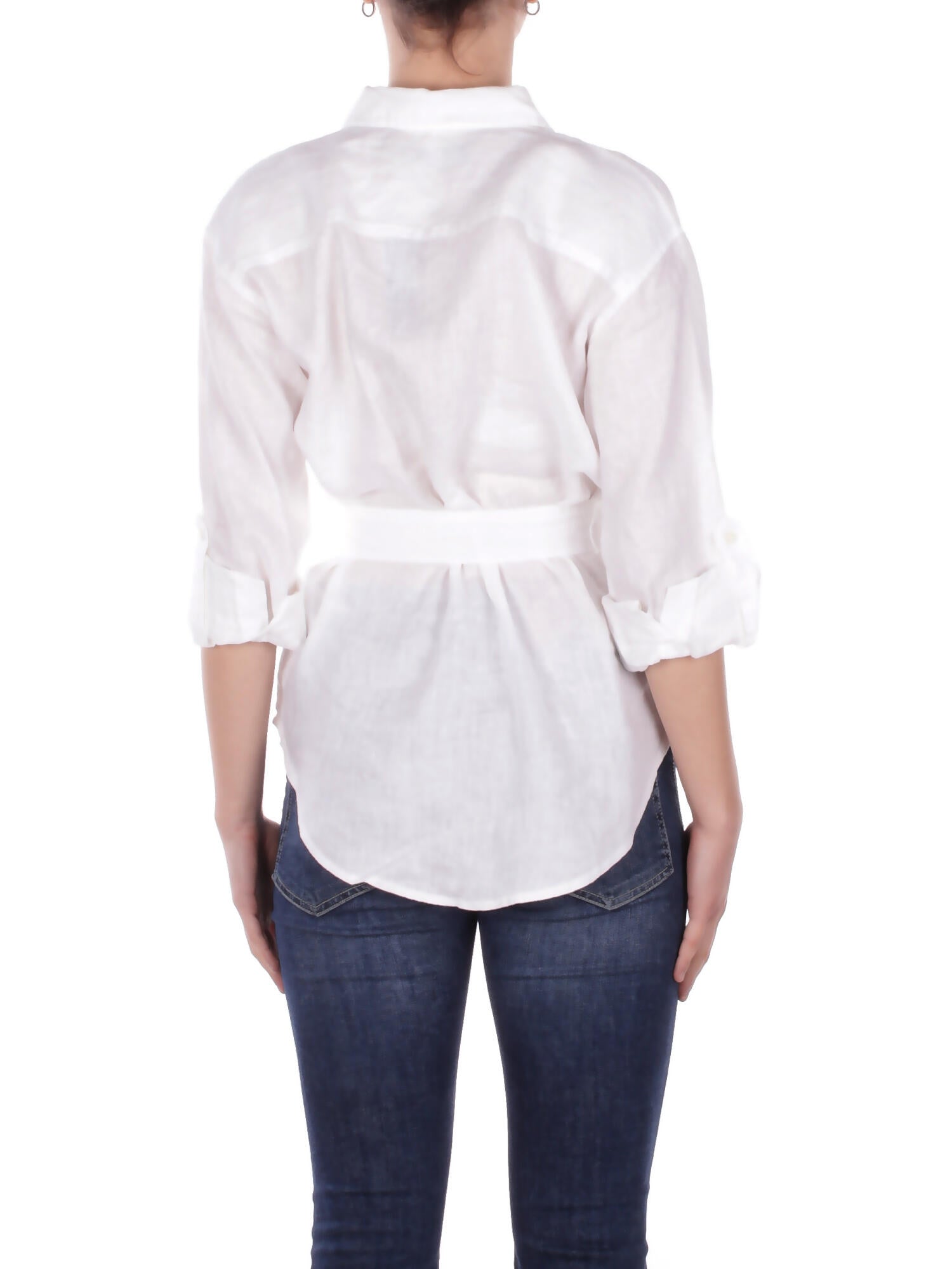 Image of RALPH LAUREN Donna Camicia 200786629 001 Chadwick long sleeve shirt White
