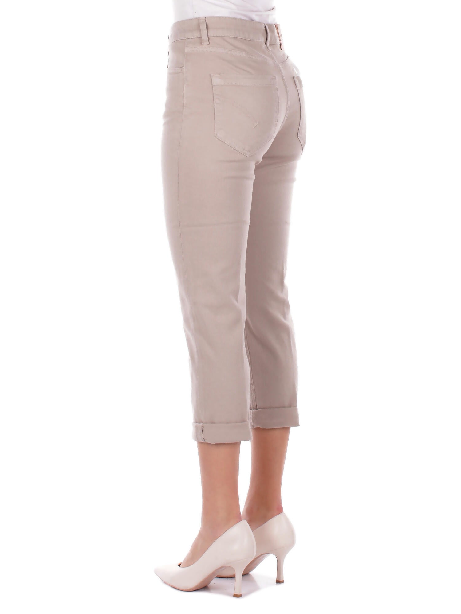 Image of DONDUP Donna Jeans DP268BBS0030D 010 Jeans 5tasche loose knoons bot Beige