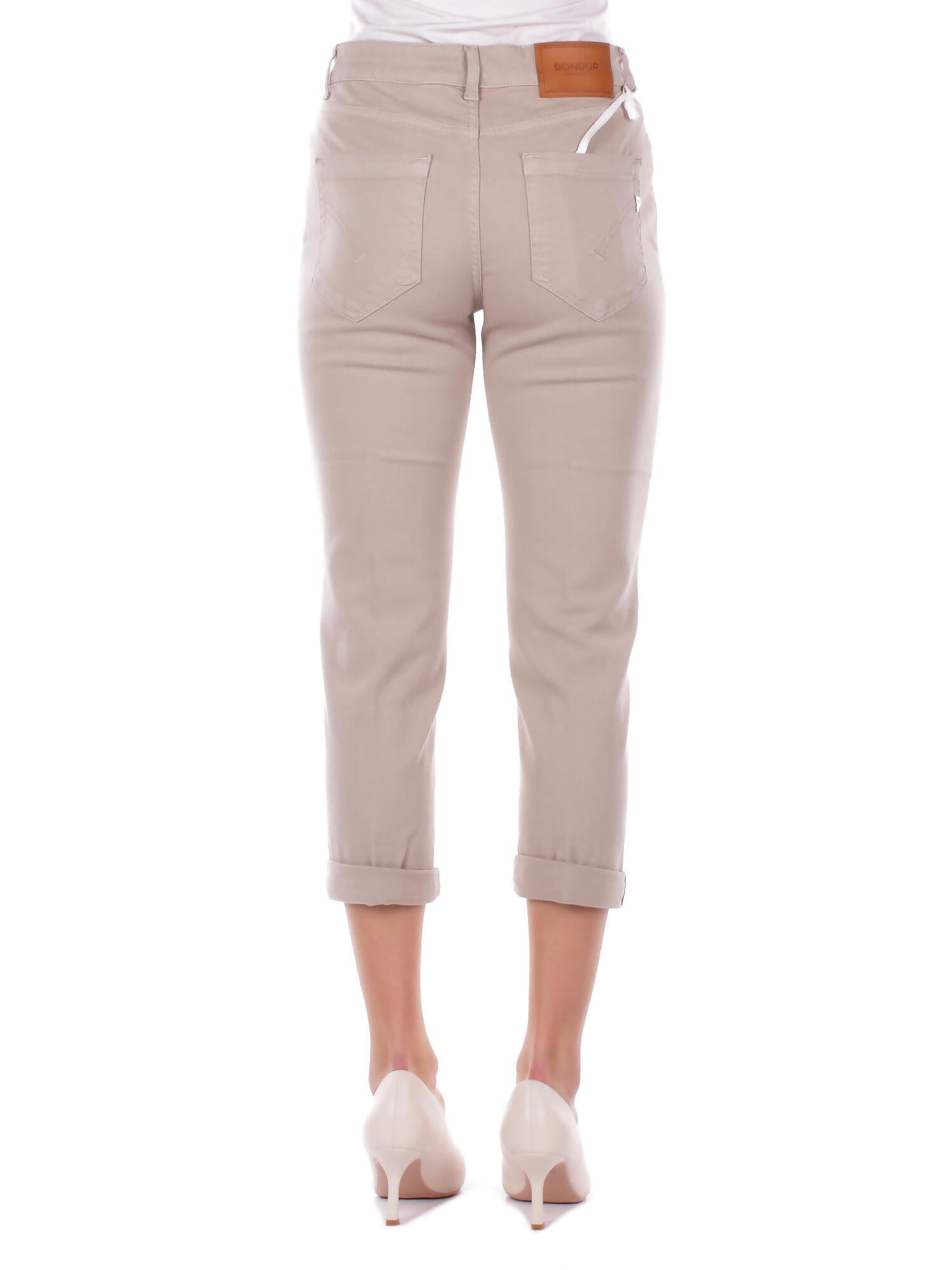 DONDUP Donna Jeans DP268BBS0030D 010 Jeans 5tasche loose knoons bot Beige
