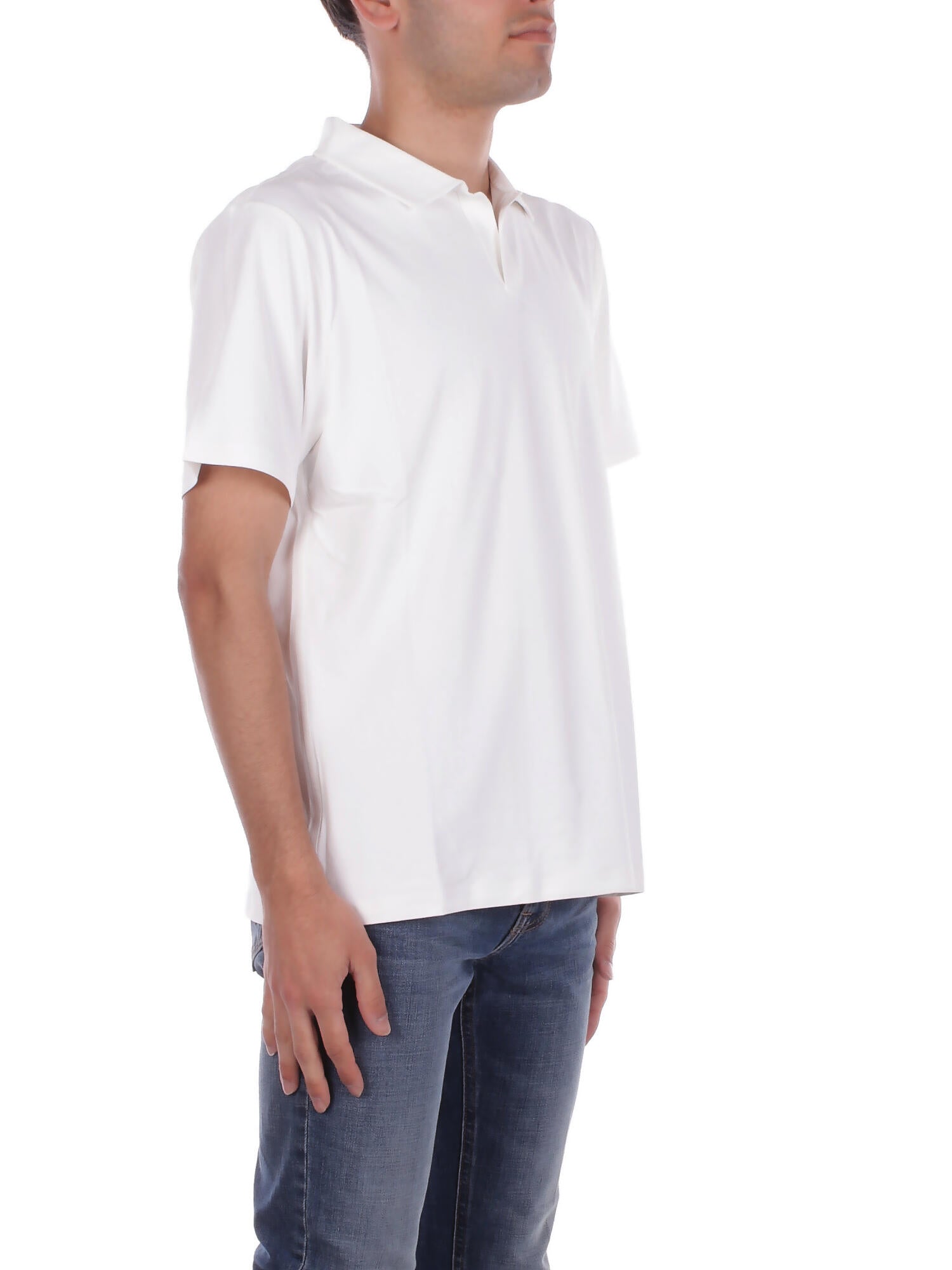 Image of MC2 SAINT BARTH Uomo Polo CHM0001 00342H 01 Chimera White