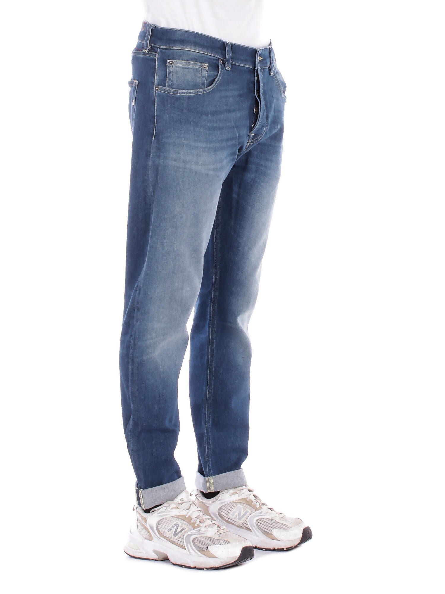 Image of DONDUP Uomo Jeans UP563 DS0372LI4 800 Pantalone icon Denim