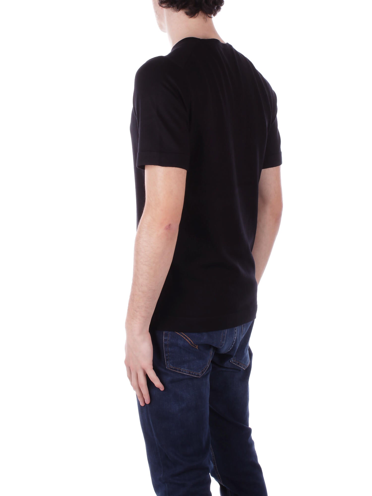 Image of ONLY & SONS Uomo T-shirt 22022928 BLACK Onswyler life reg 14 ss knit Black