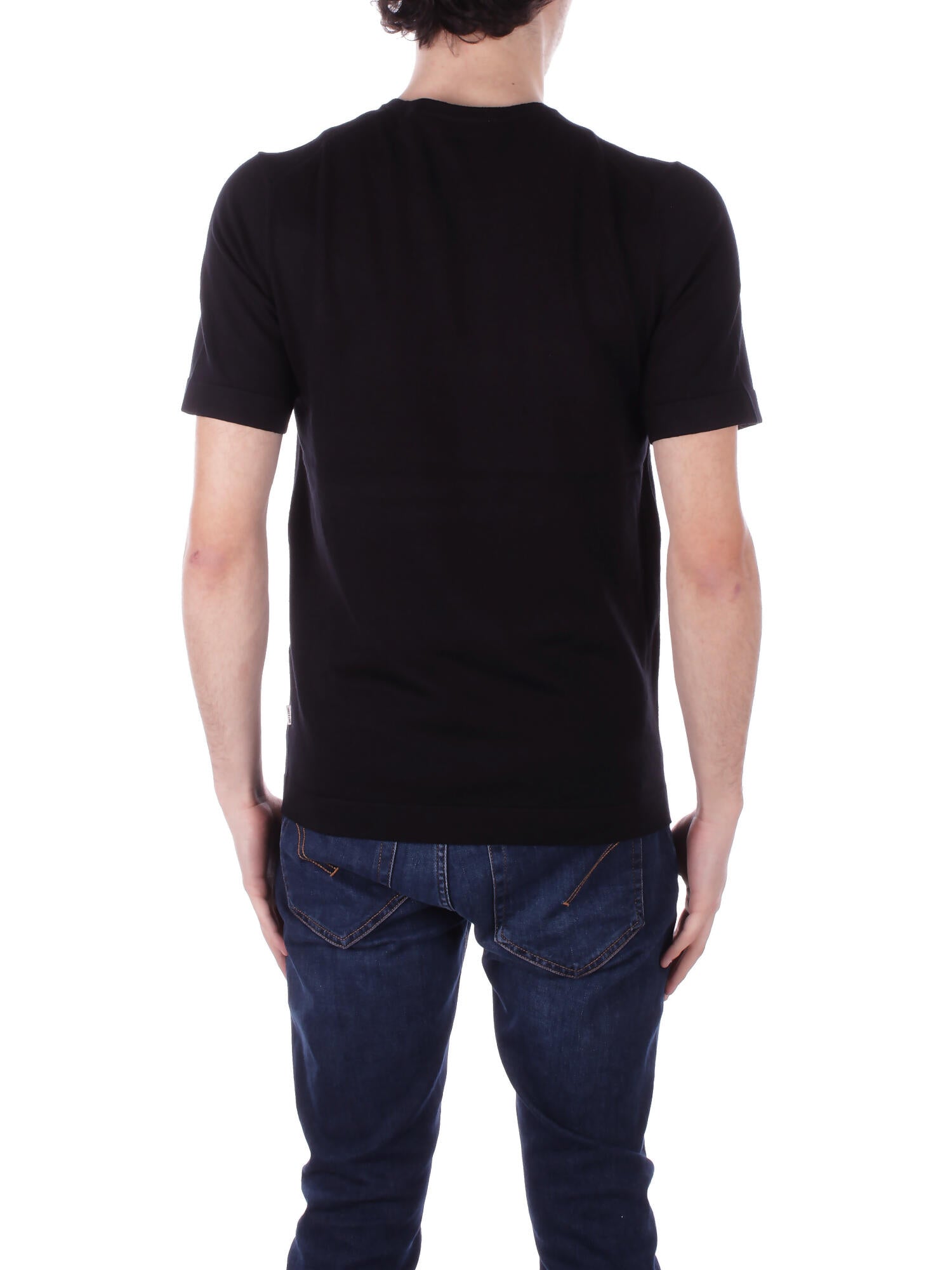 Image of ONLY & SONS Uomo T-shirt 22022928 BLACK Onswyler life reg 14 ss knit Black