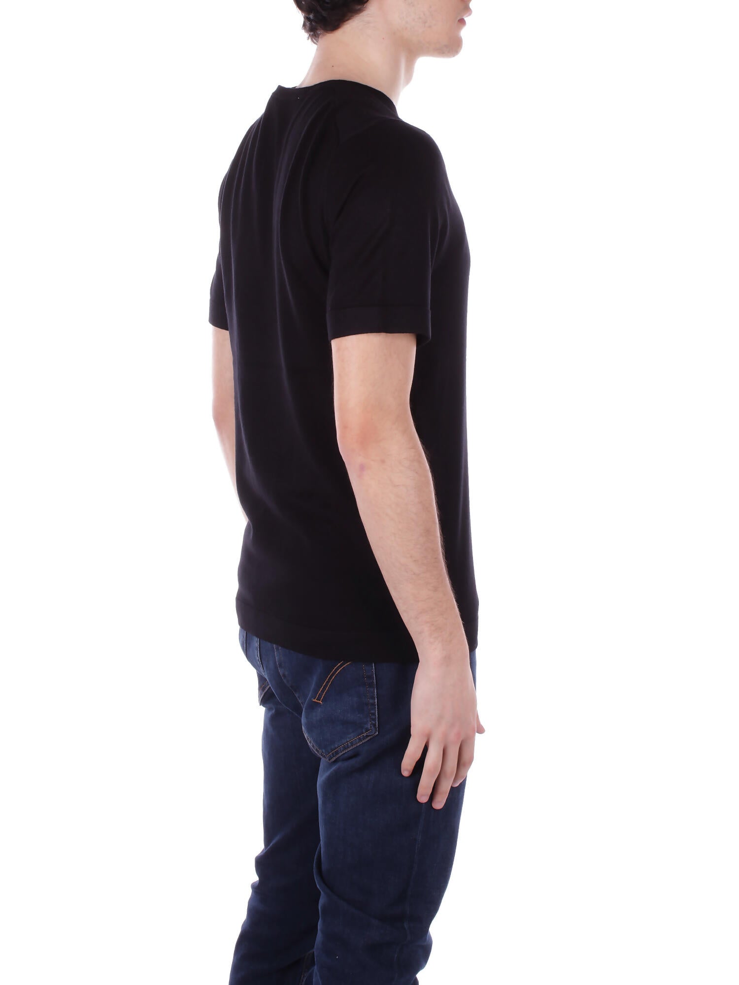 Image of ONLY & SONS Uomo T-shirt 22022928 BLACK Onswyler life reg 14 ss knit Black