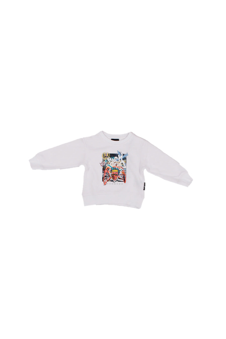 JOHN RICHMOND Bambino Felpa RBP25169FE WHITE Sweatshirt gorika Bianco