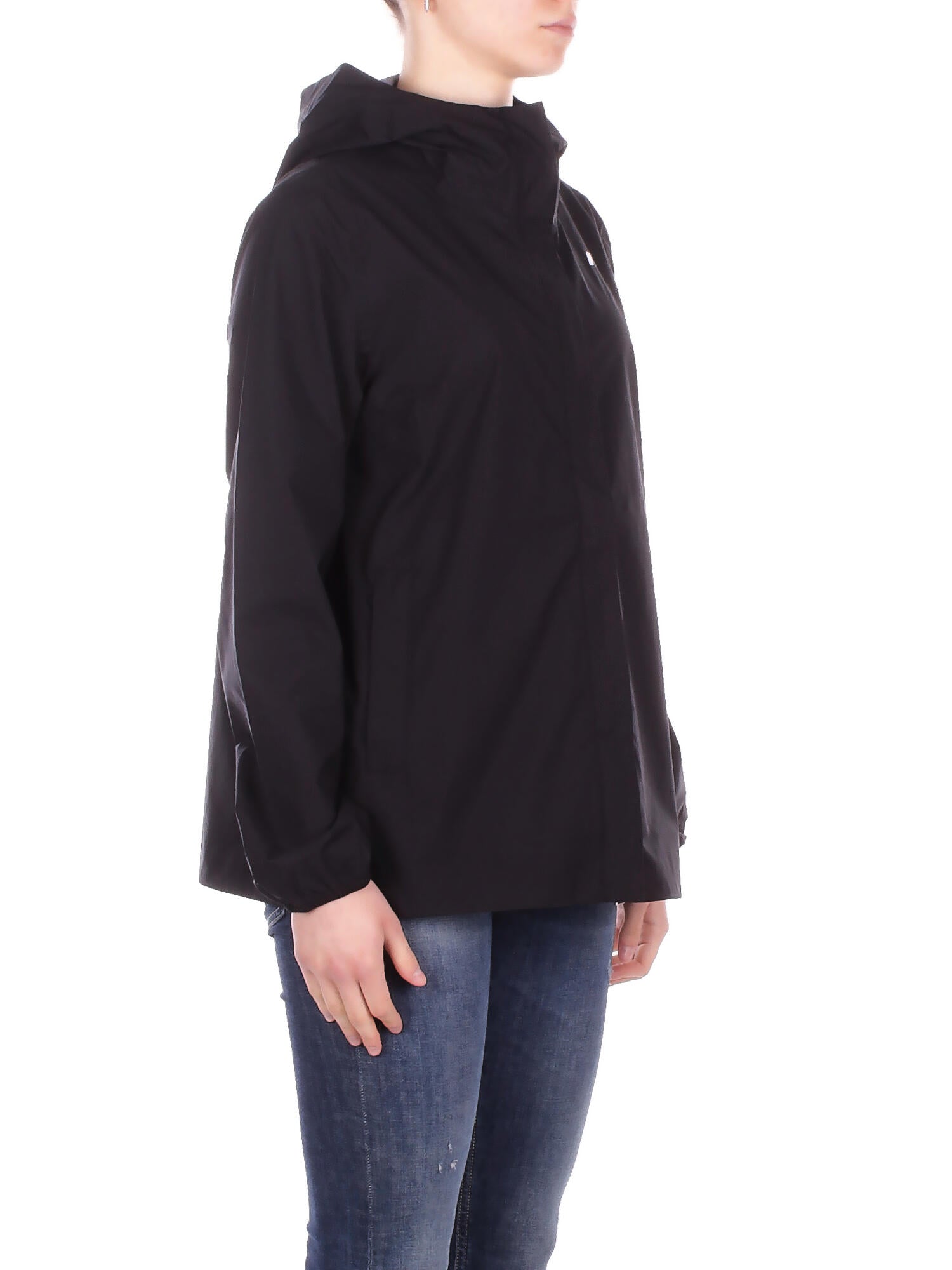 Image of KWAY Donna Giubbotto K31382W USY Marguerite stretch dot Black pure