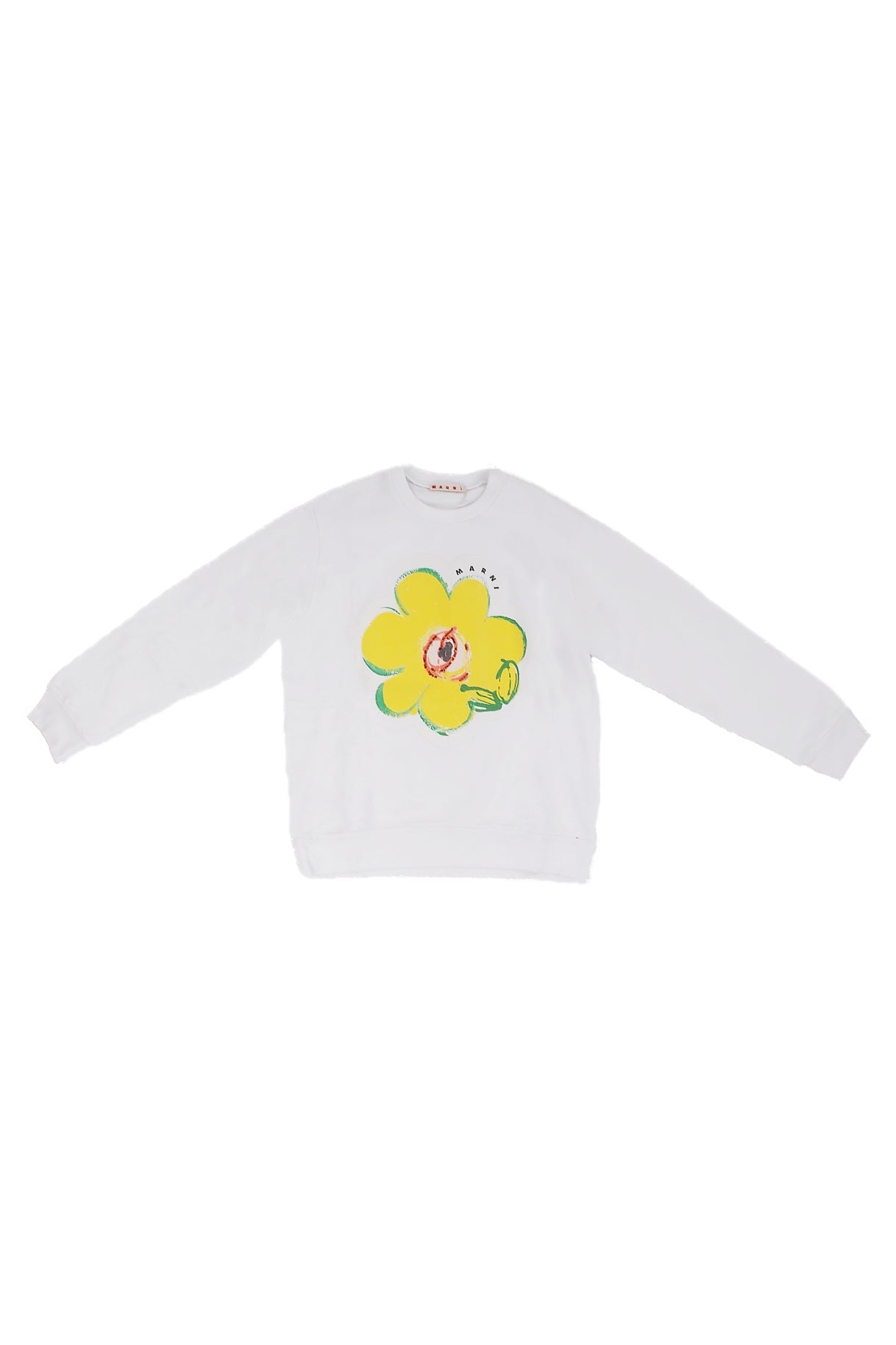 MARNI Bambina Felpa M01814M00V1 0M100 Ms351f White
