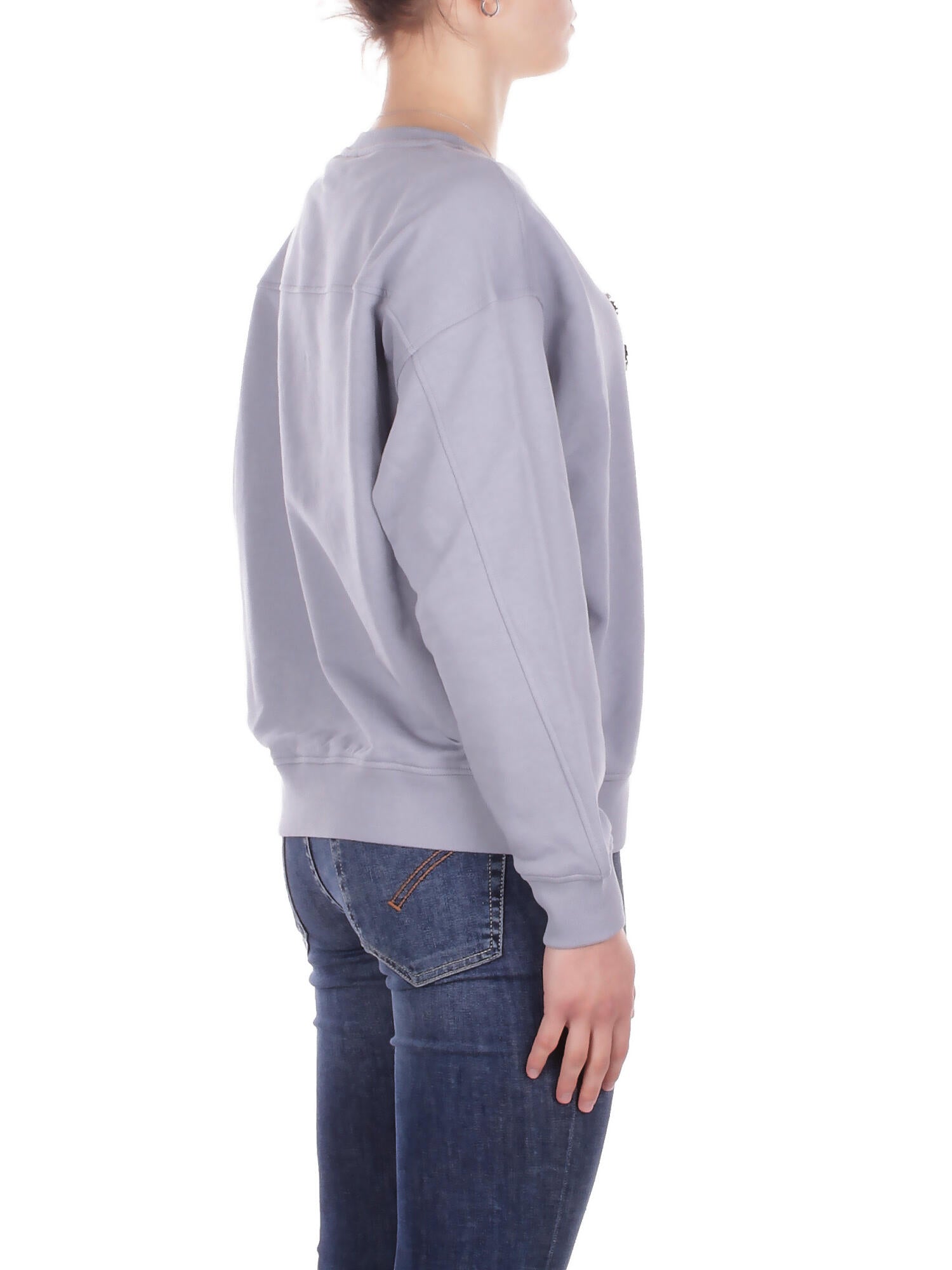 PINKO Donna Felpa 100534A33G E87 Nelly maglia felpa ricamo Polvere