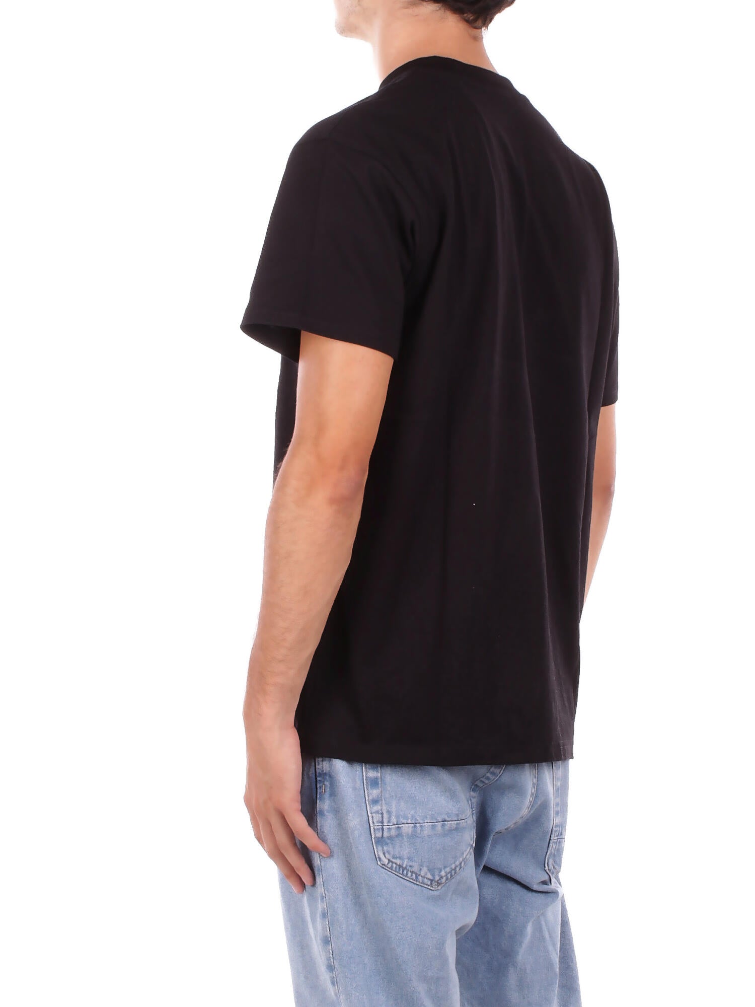 CARHARTT WIP Uomo T-shirt I029956 89XX S\s american script t-shirt Black