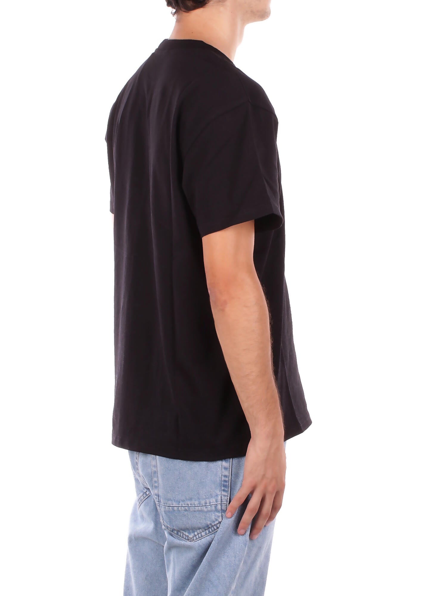 Image of CARHARTT WIP Uomo T-shirt I029956 89XX S\s american script t-shirt Black