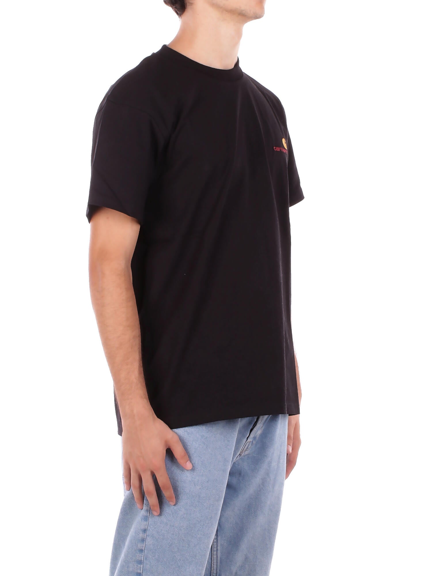 CARHARTT WIP Uomo T-shirt I029956 89XX S\s american script t-shirt Black