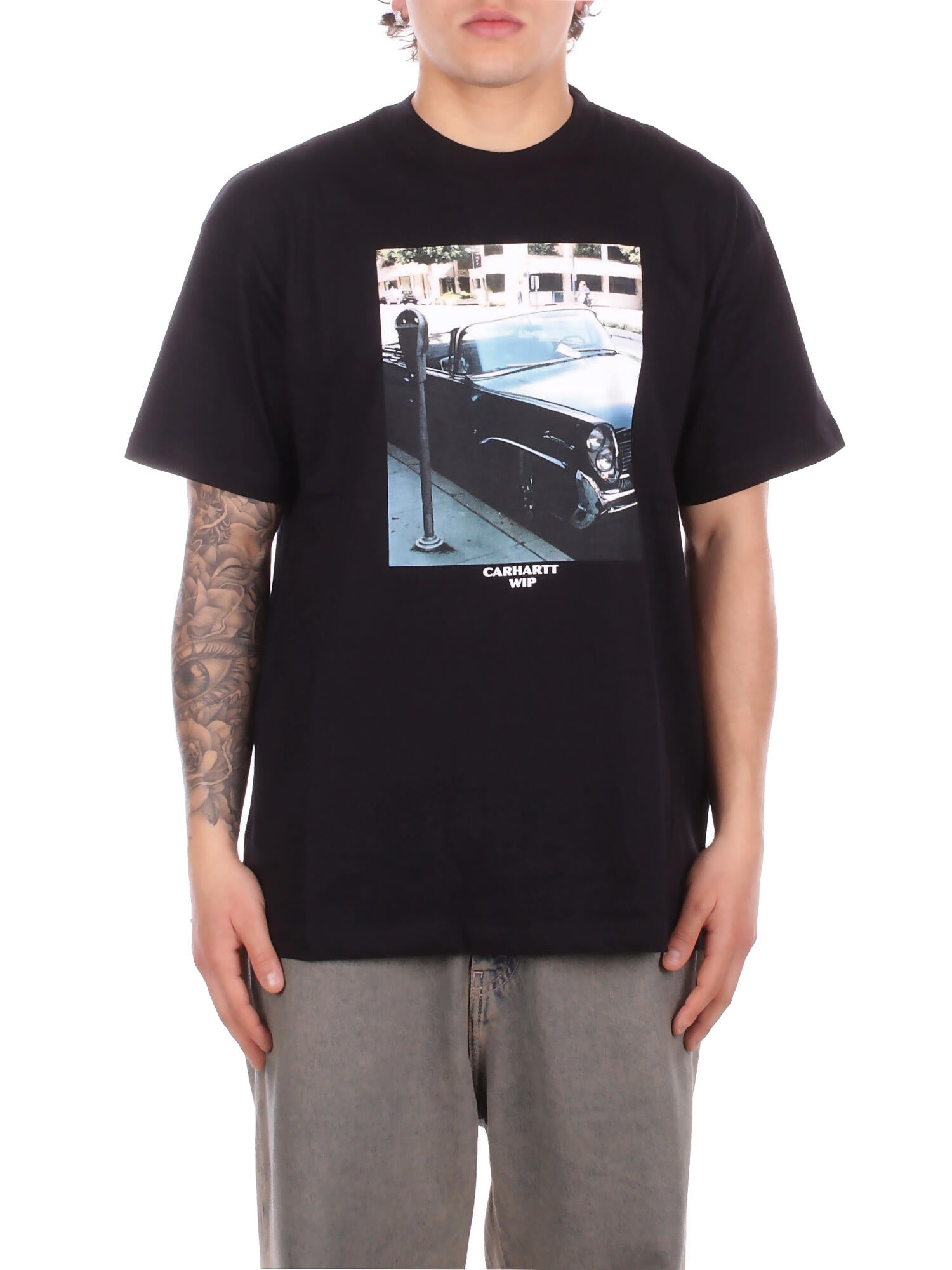 CARHARTT WIP Uomo T-shirt I036246 89XX S\s warm views t-shirt Black