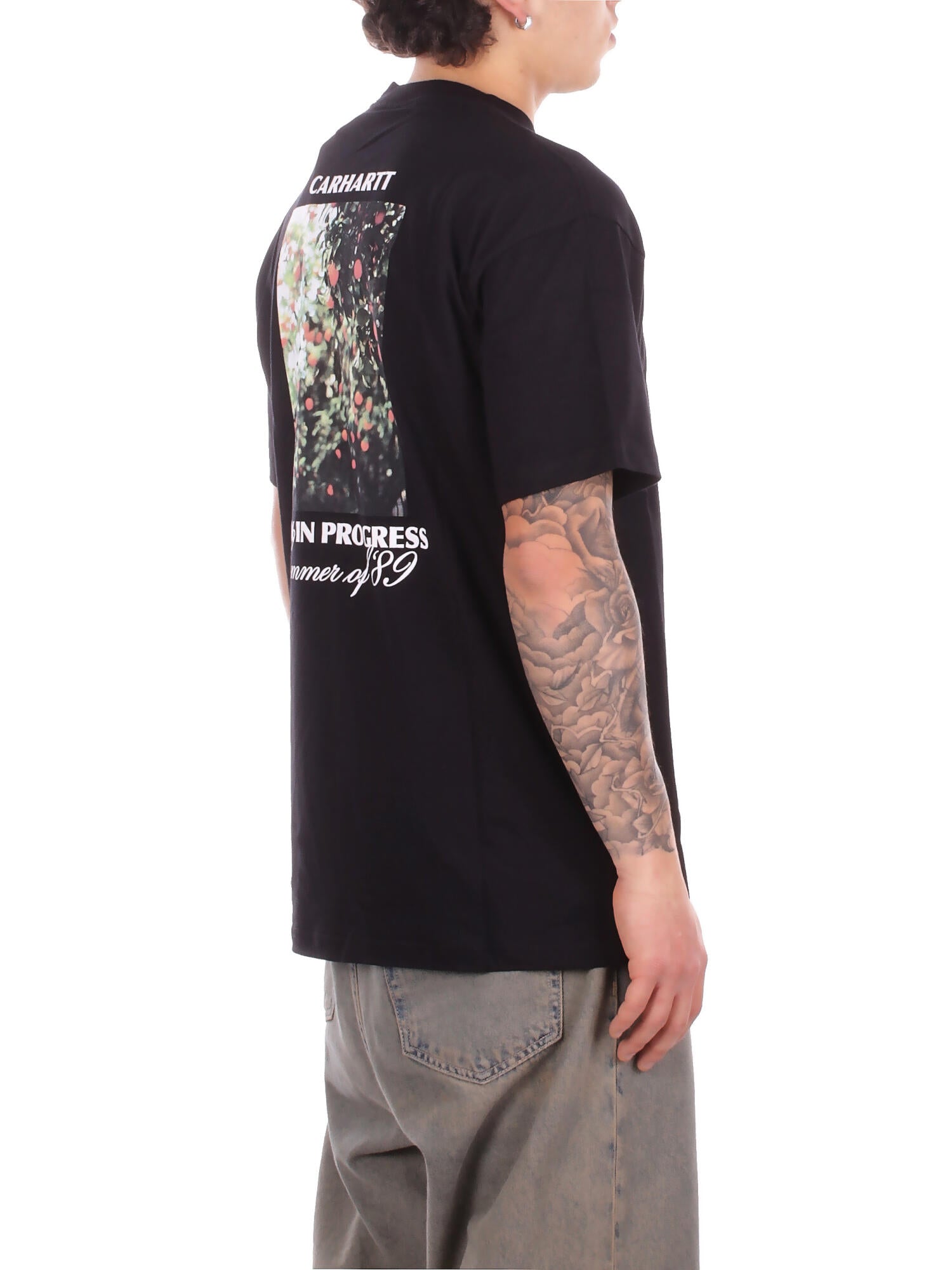 Image of CARHARTT WIP Uomo T-shirt I036246 89XX S\s warm views t-shirt Black