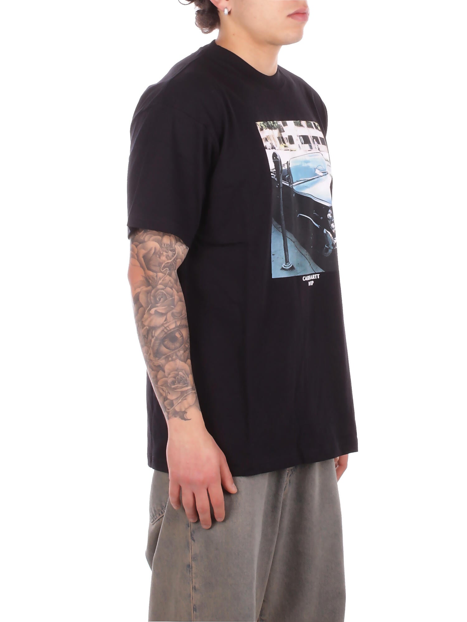 CARHARTT WIP Uomo T-shirt I036246 89XX S\s warm views t-shirt Black