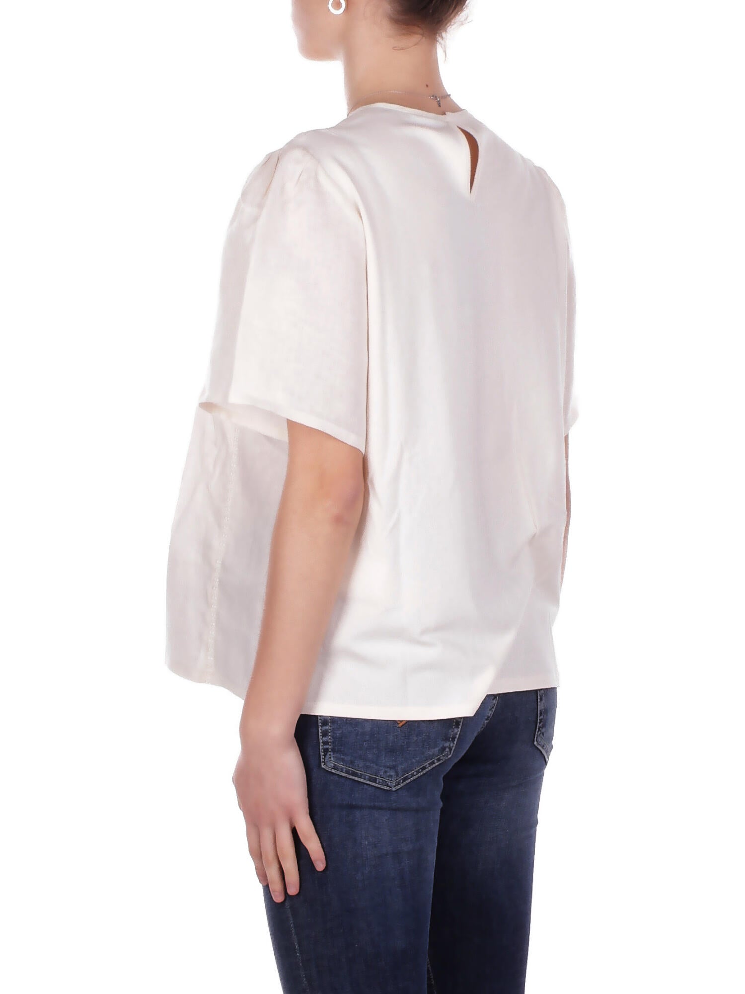 Image of MAX MARA Donna Blusa 2615941082600 001 Wkd bacino Ecru