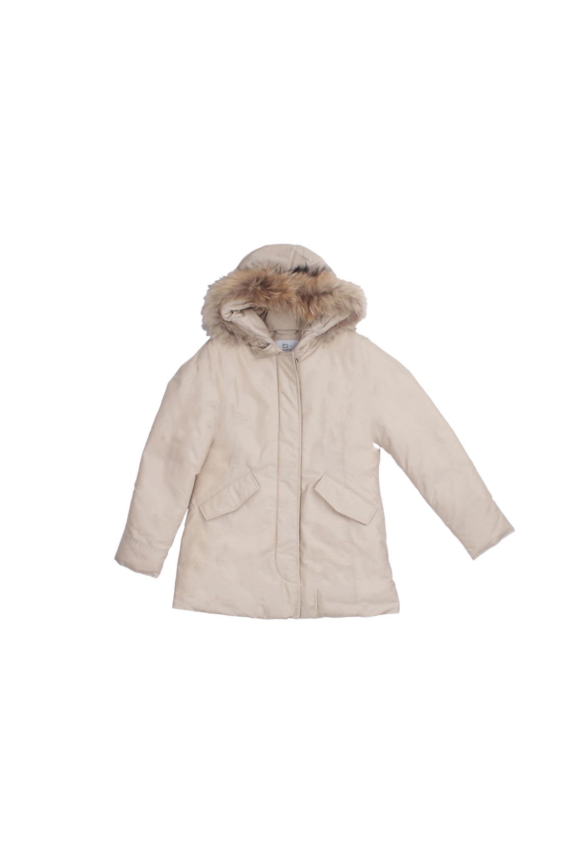 WOOLRICH Unisex Junior Giubbotto CFWKOU0221FRUT0641 OXT Arctic detachable fur parka Tan