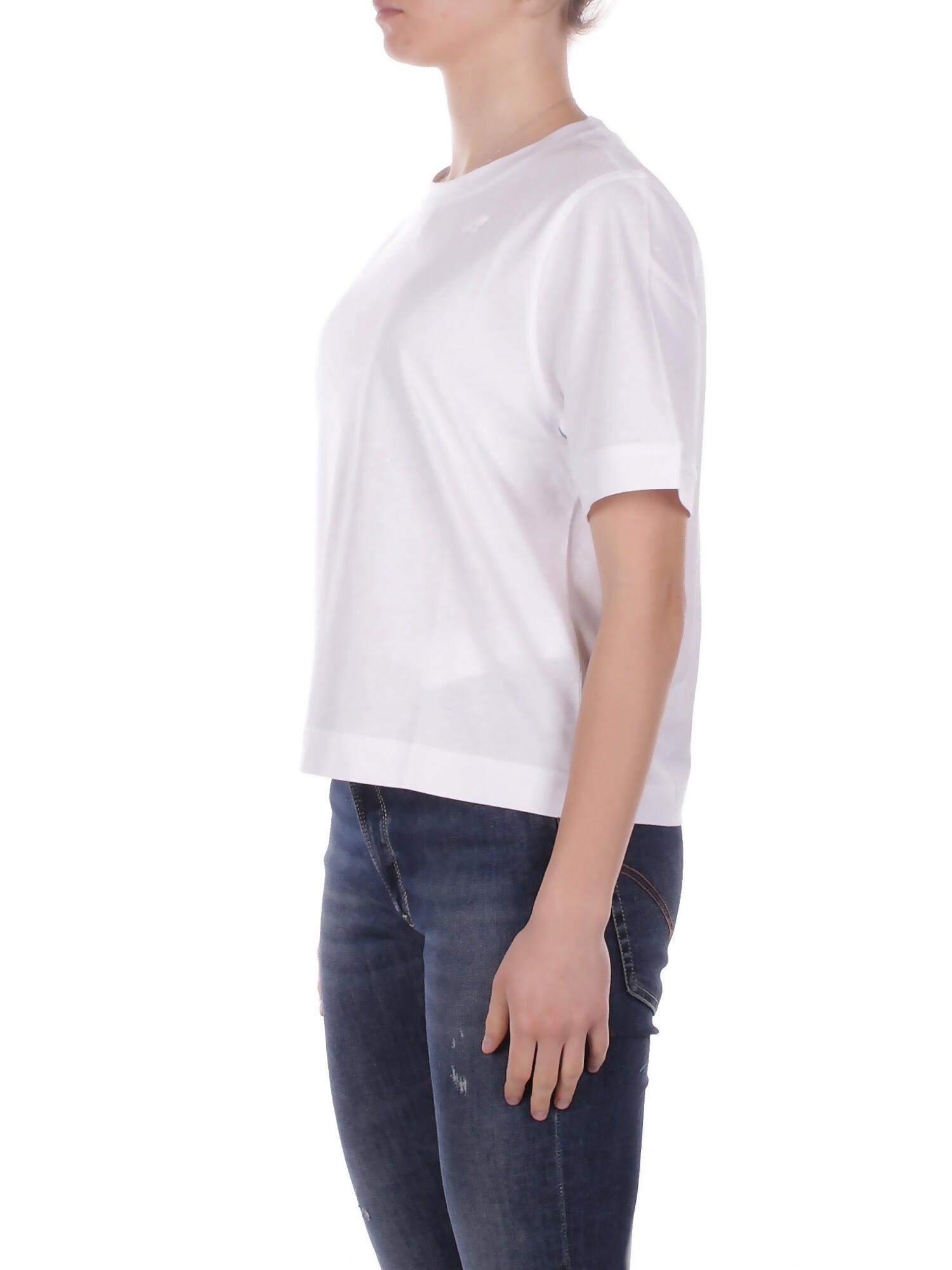 KWAY Donna T-shirt K2148EW 001 Selune jersey White