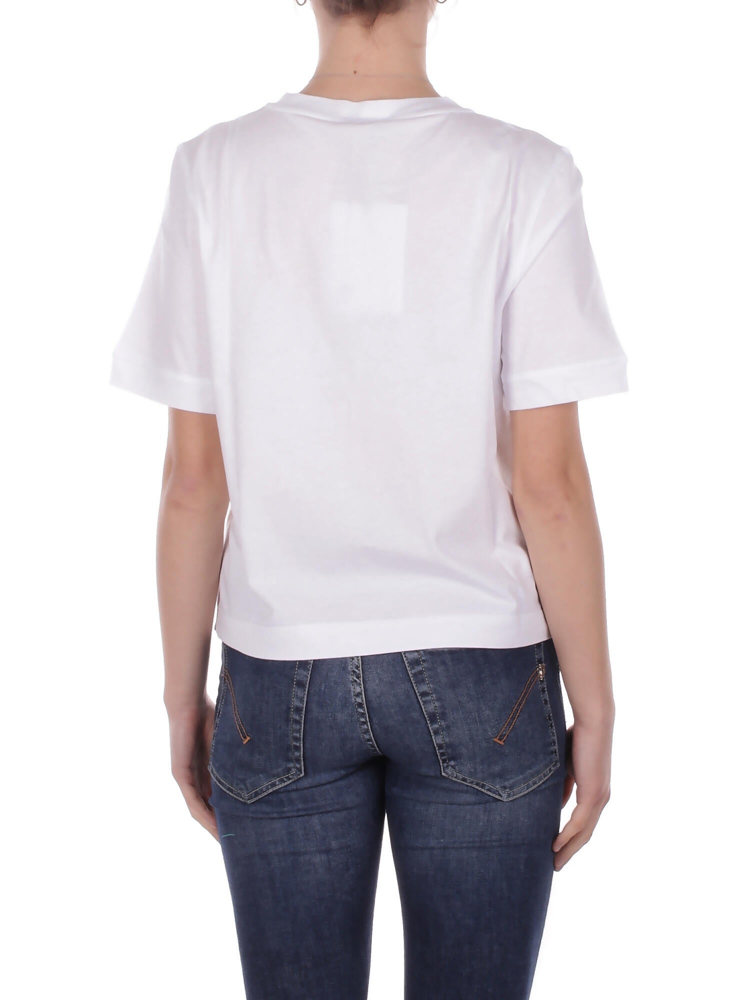 Image of KWAY Donna T-shirt K2148EW 001 Selune jersey White