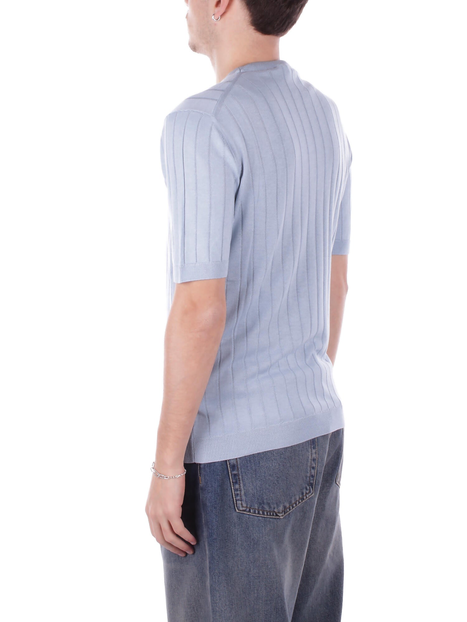Image of TAGLIATORE Uomo Maglia RODEN PE PWE25 CIELO Tre quarti Cielo