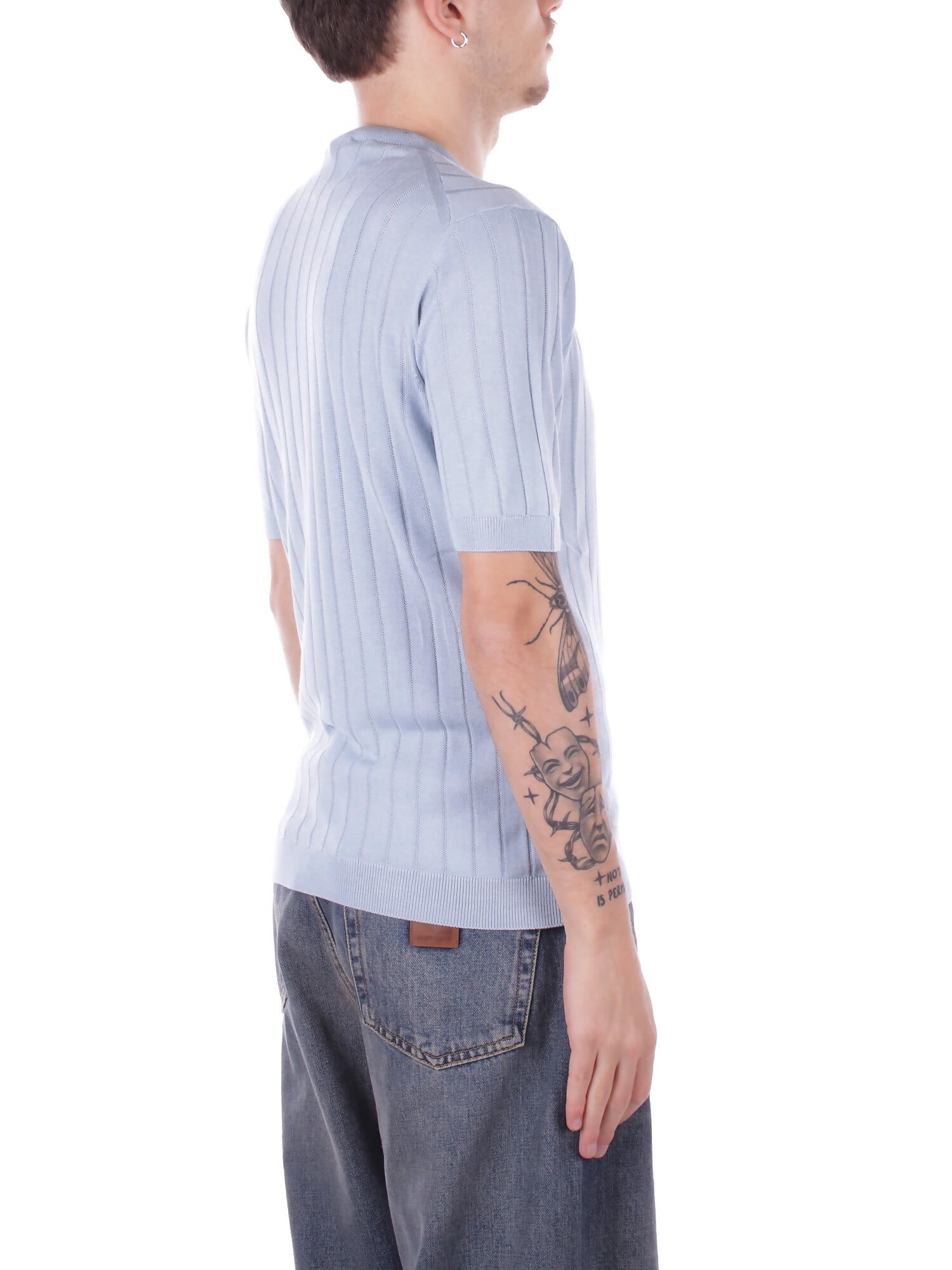 Image of TAGLIATORE Uomo Maglia RODEN PE PWE25 CIELO Tre quarti Cielo