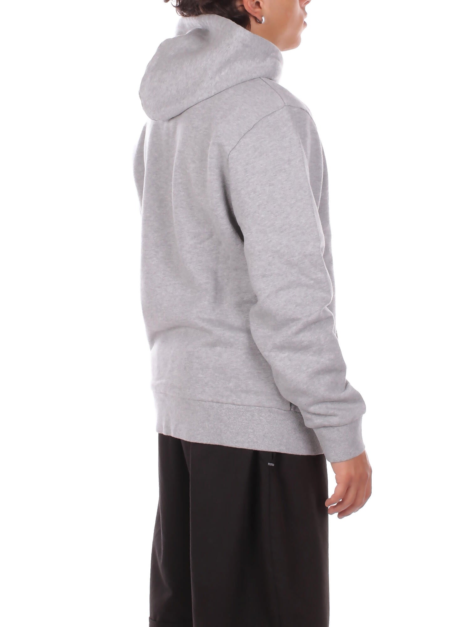 Image of CARHARTT WIP Uomo Felpa I035392 00D XX Hooded script embroidery Grey light