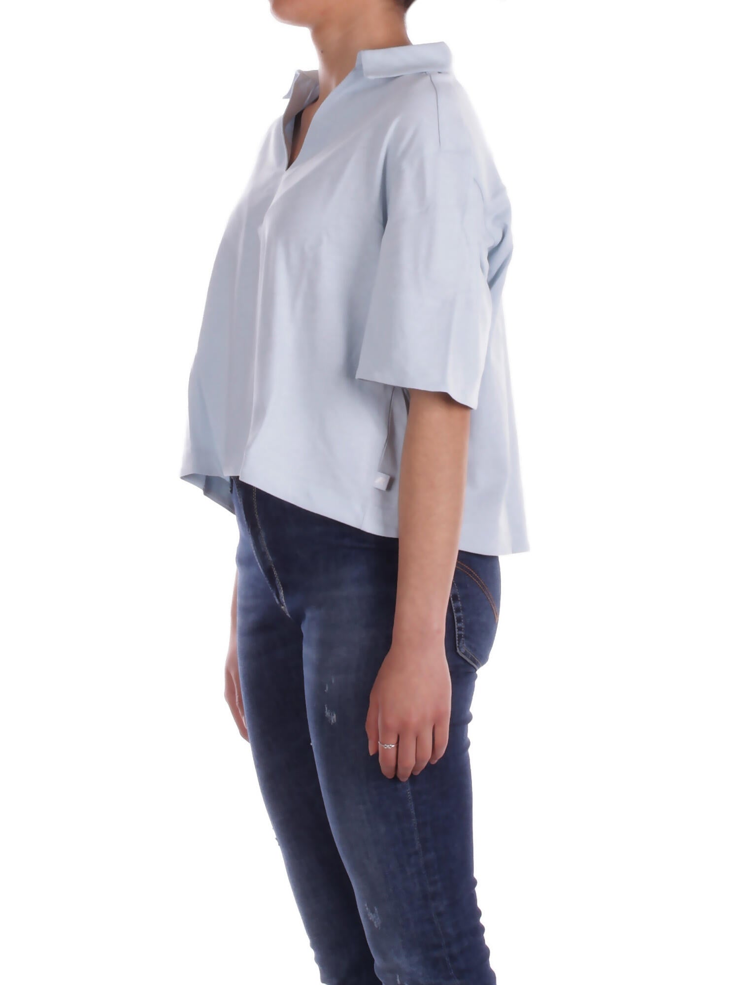 KWAY Donna Blusa K61412W 121 Lys jersey Blu