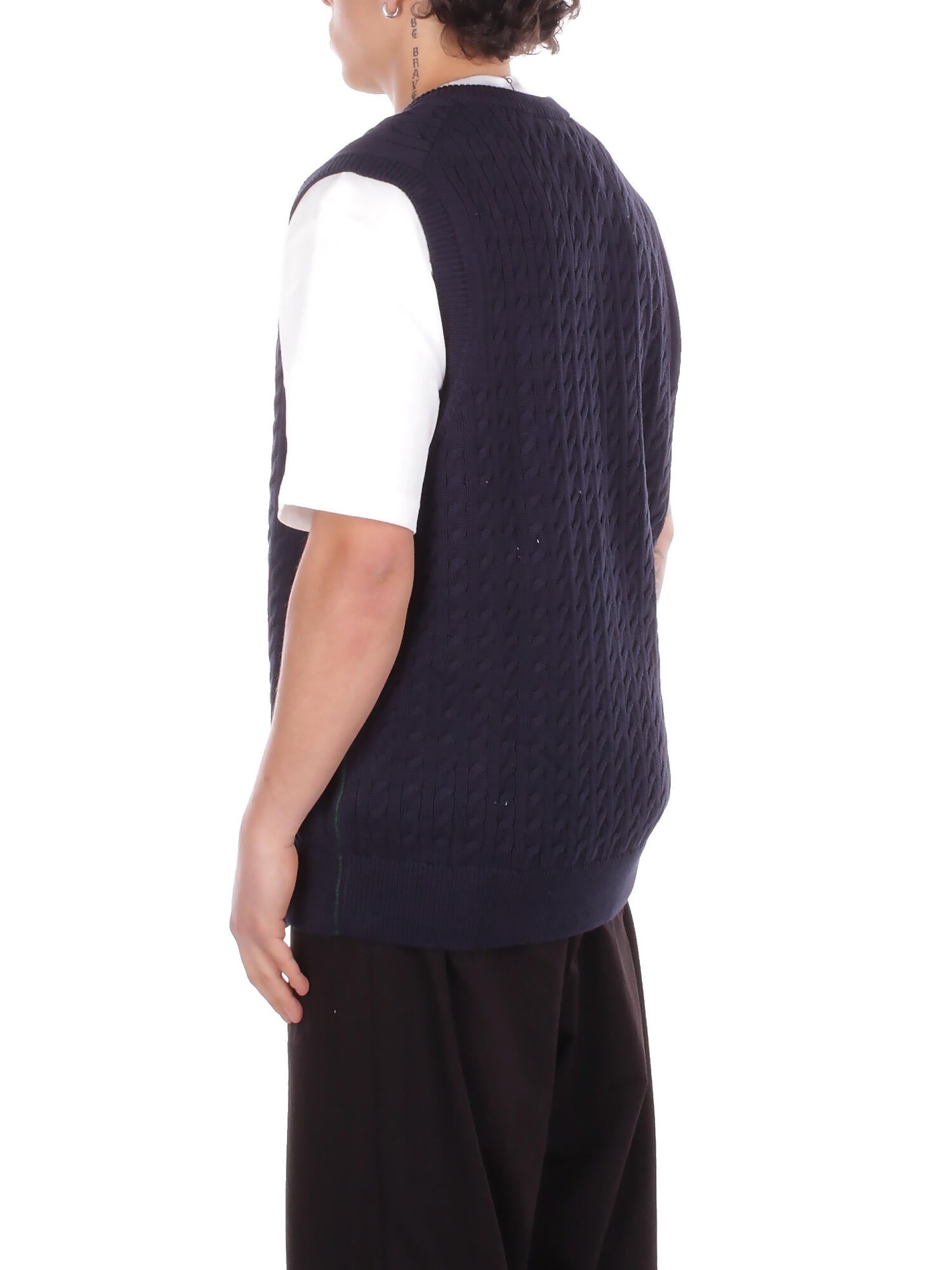Image of LACOSTE Uomo Maglia AH7633 802 Pullover Blu