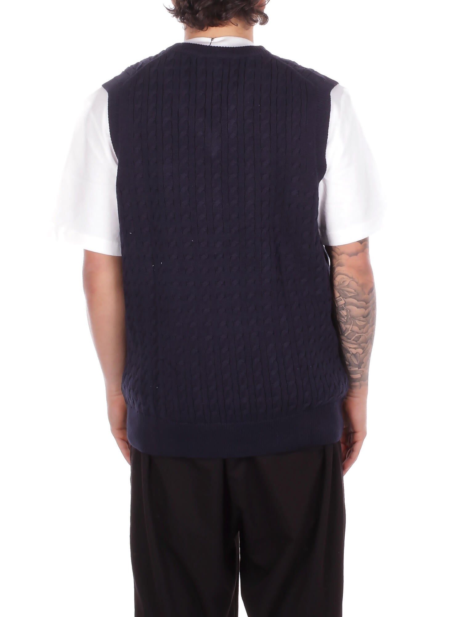 Image of LACOSTE Uomo Maglia AH7633 802 Pullover Blu