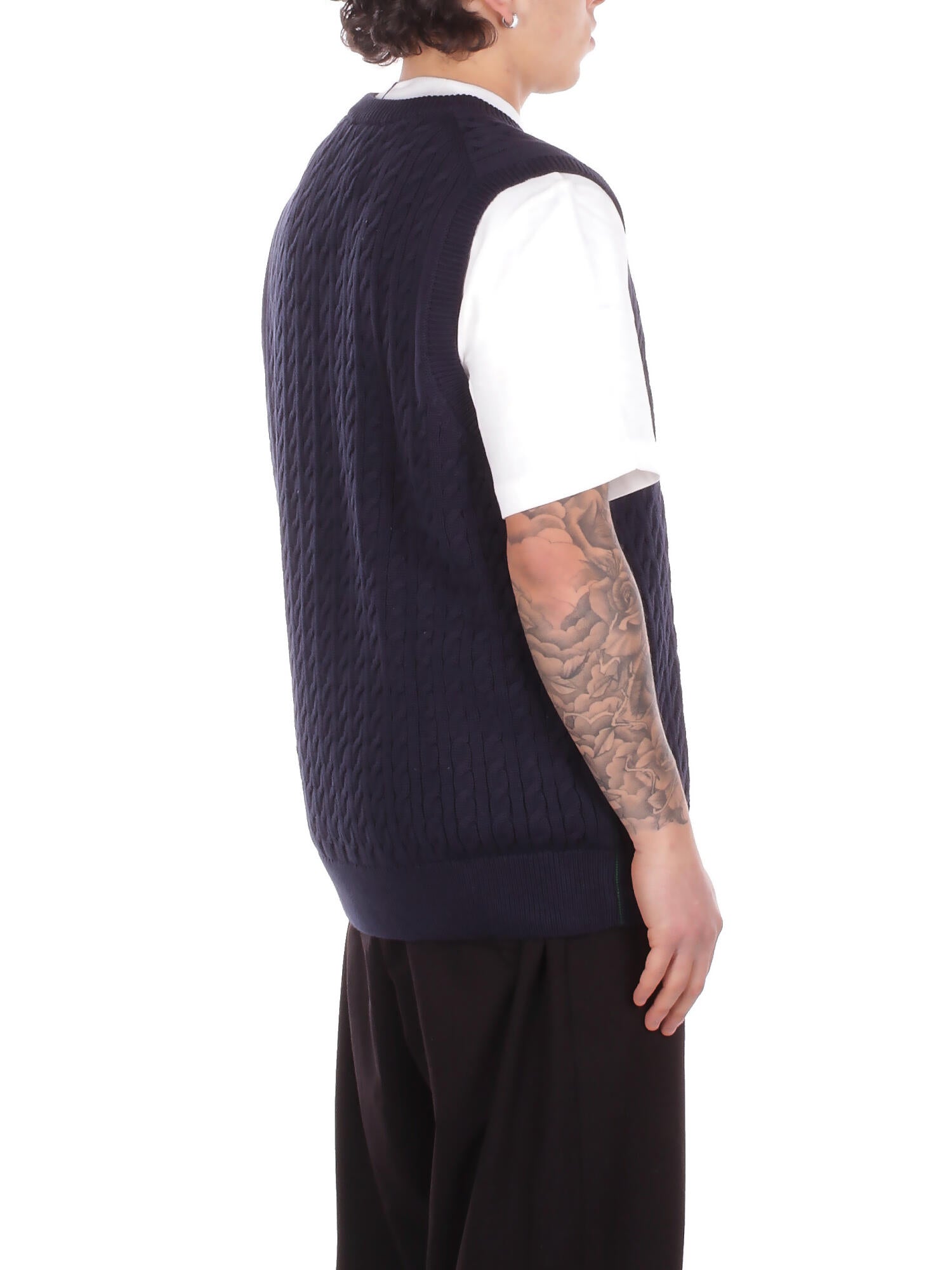 Image of LACOSTE Uomo Maglia AH7633 802 Pullover Blu